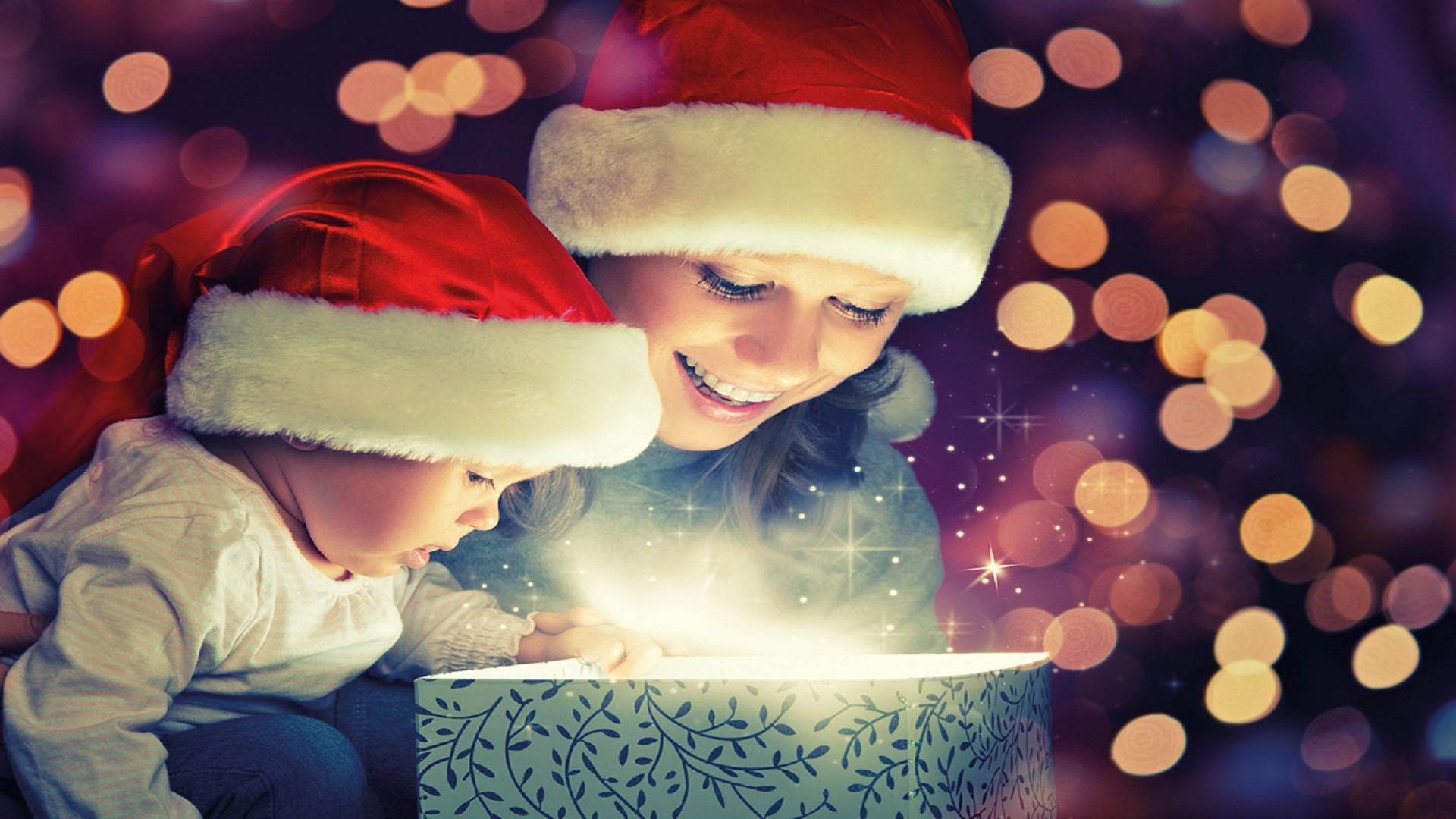 Распаковка волшебного подарка на рождество