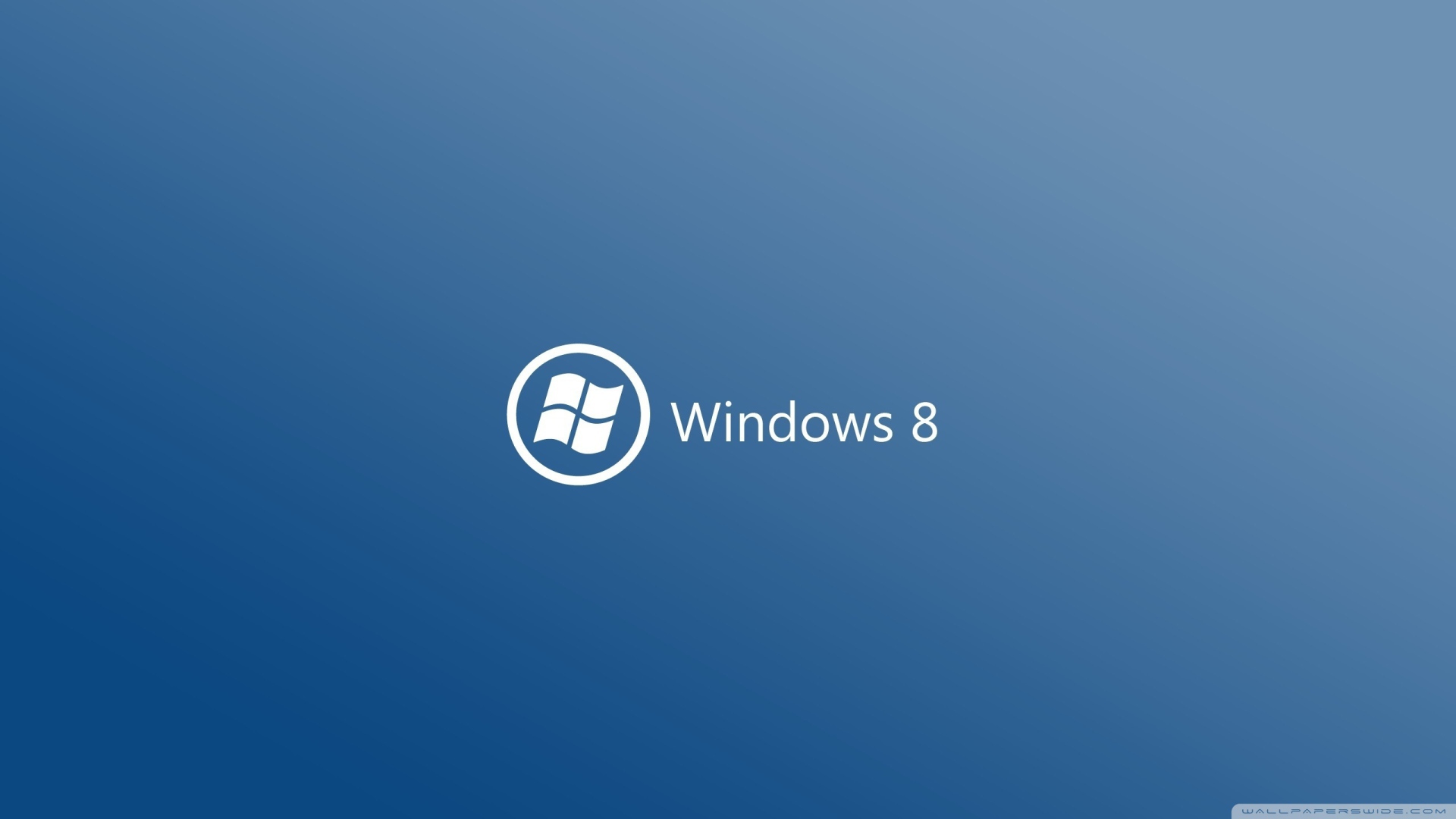 Windows 8 blue minmal theme