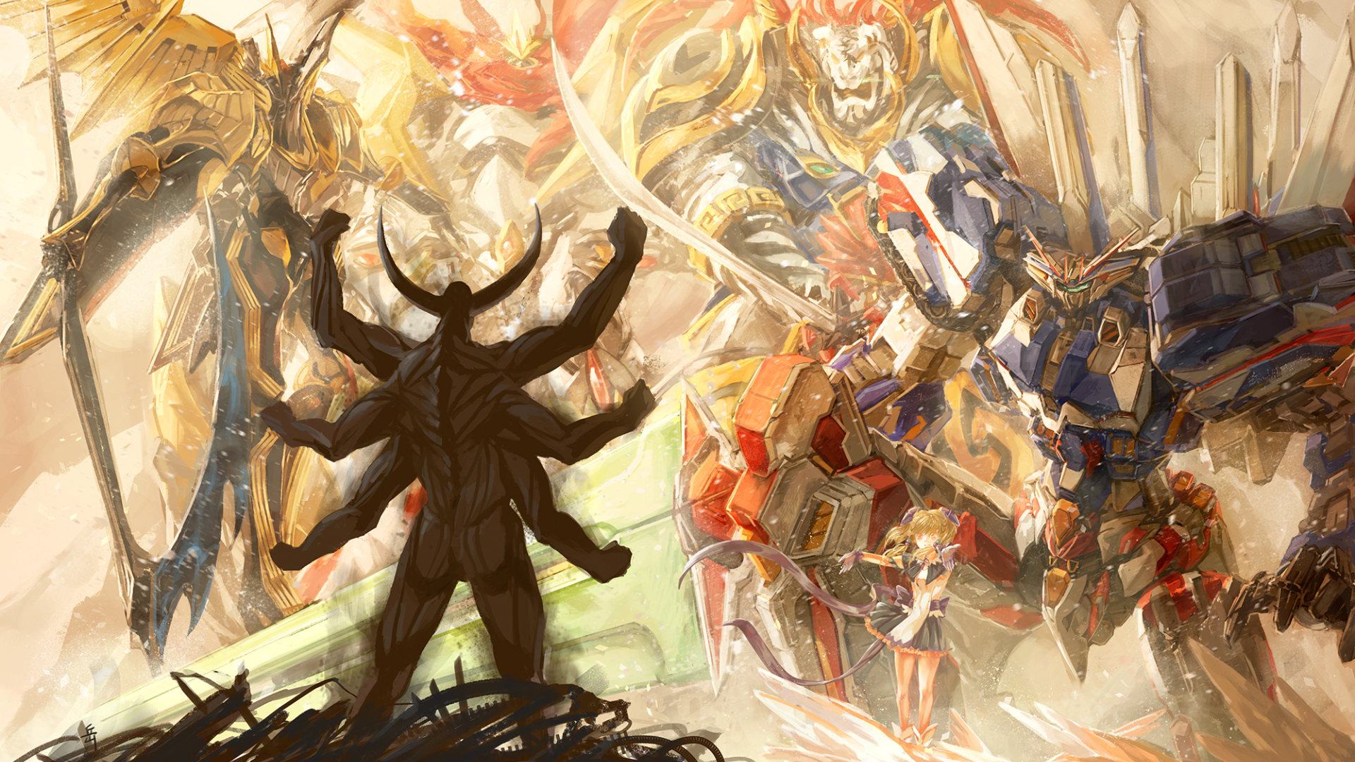 Шестирукий монстр