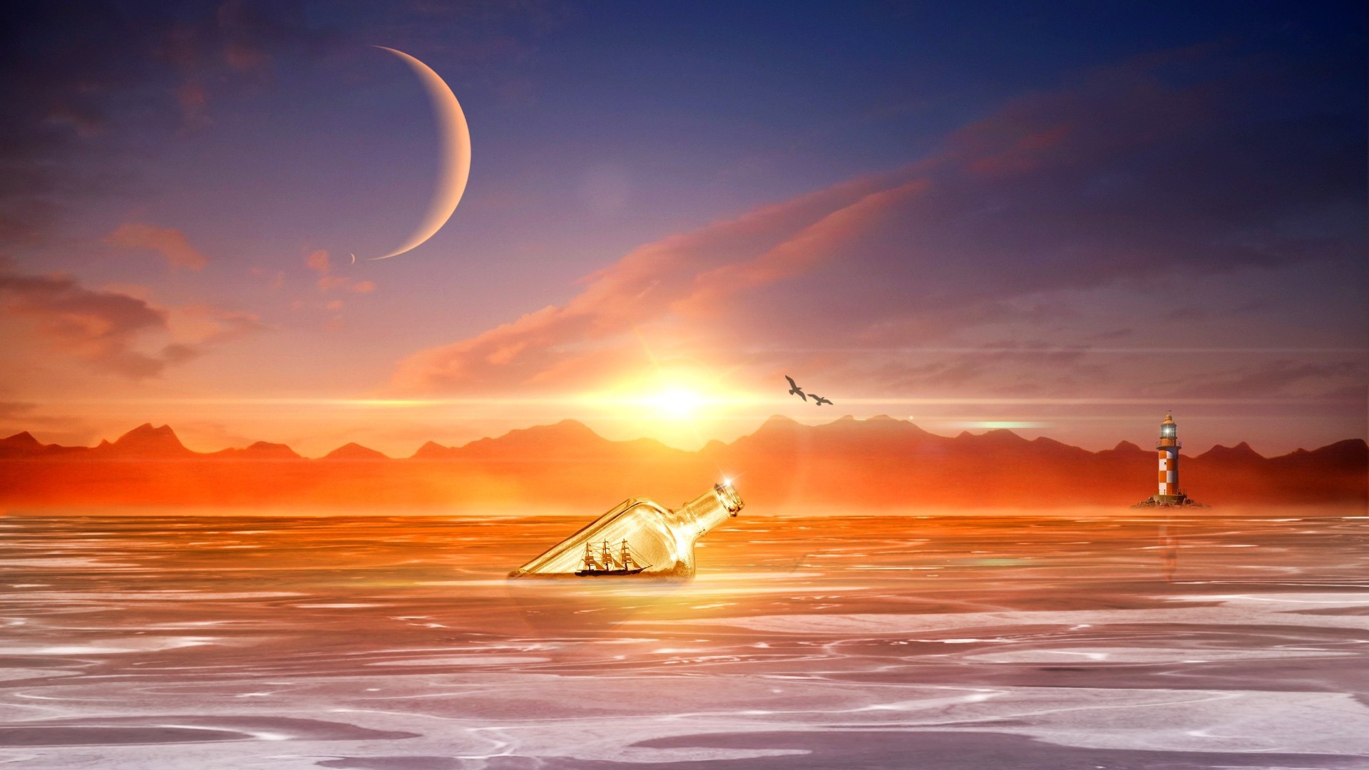 Фантазия с бутылкой