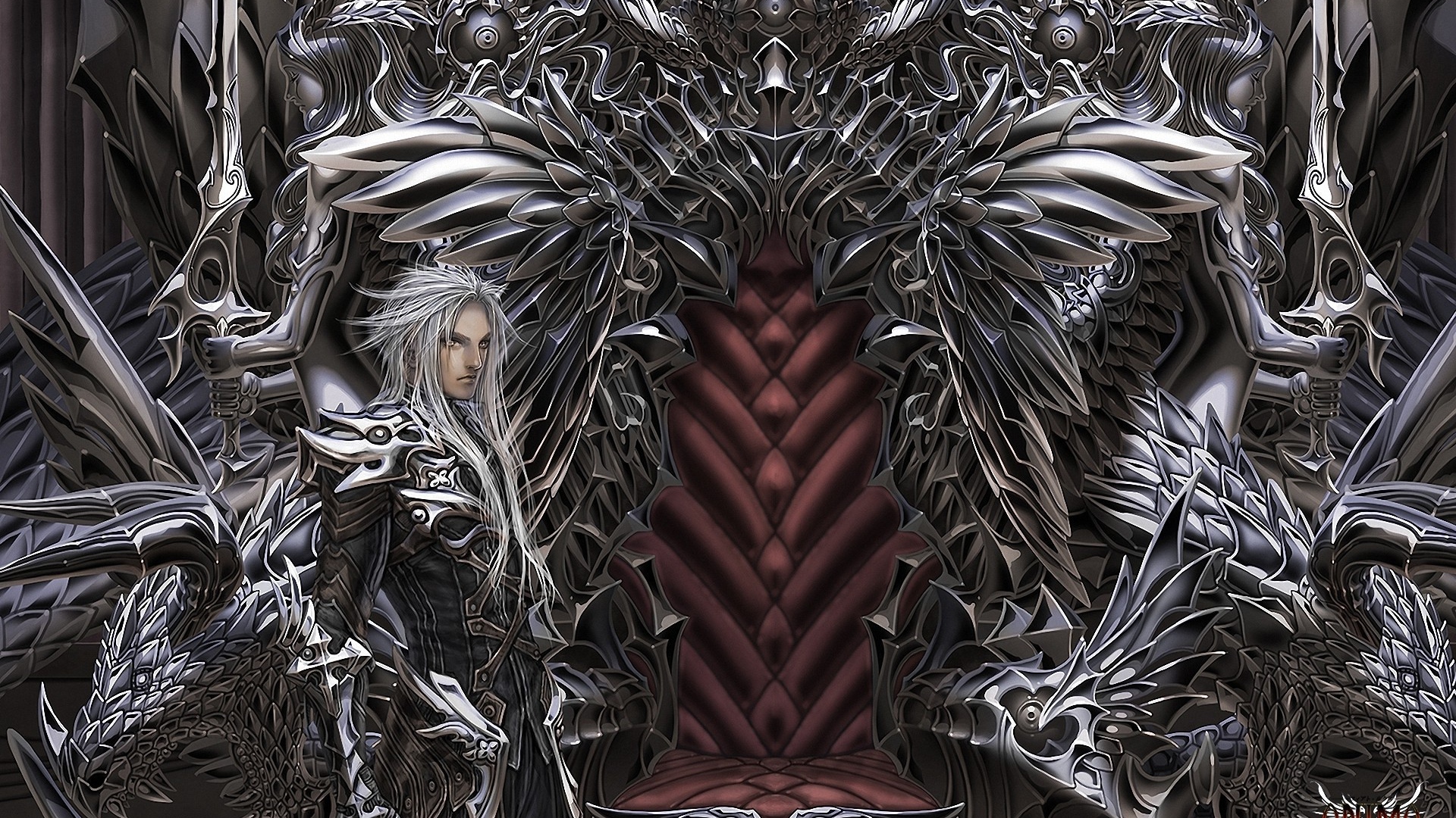 Воины охраняют трон