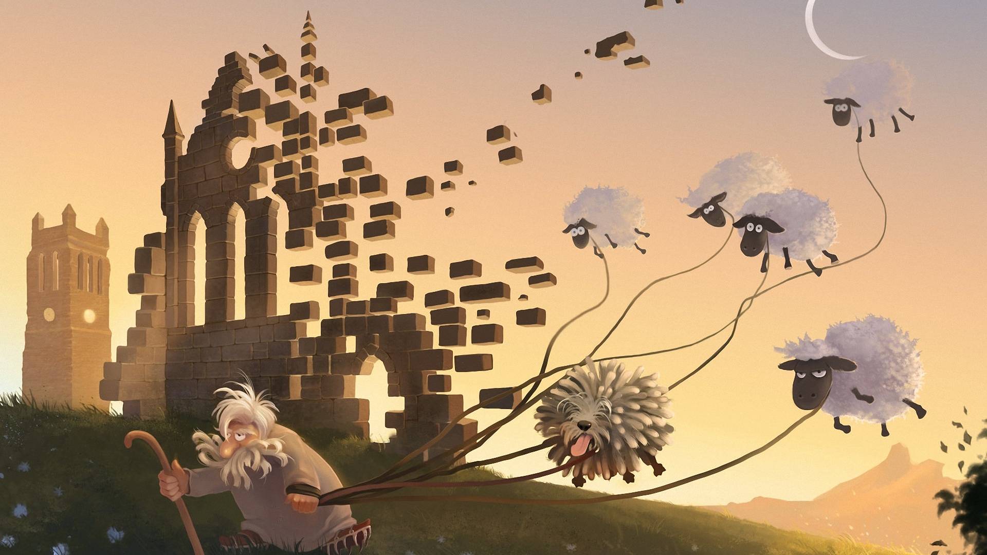 Старик с летающими овцами