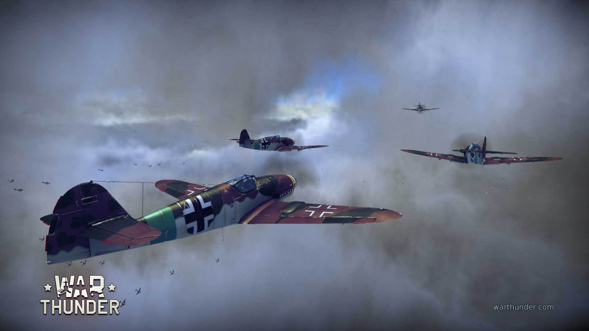 Немецкий истребитель из игры War Thunder