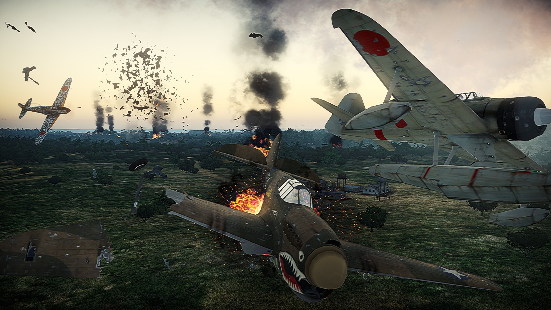 War Thunder the plane is falling