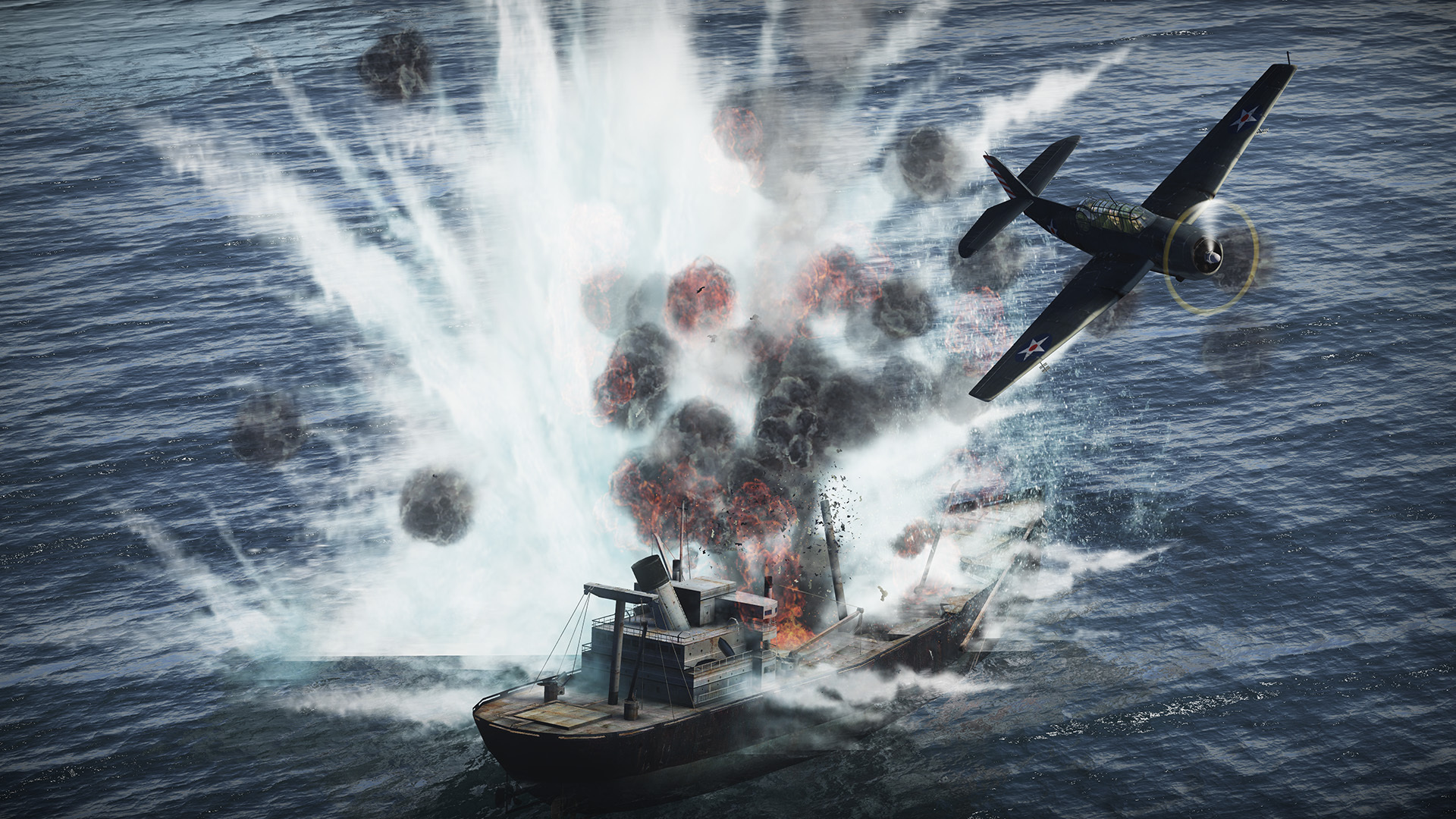 War Thunder корабль принял удар