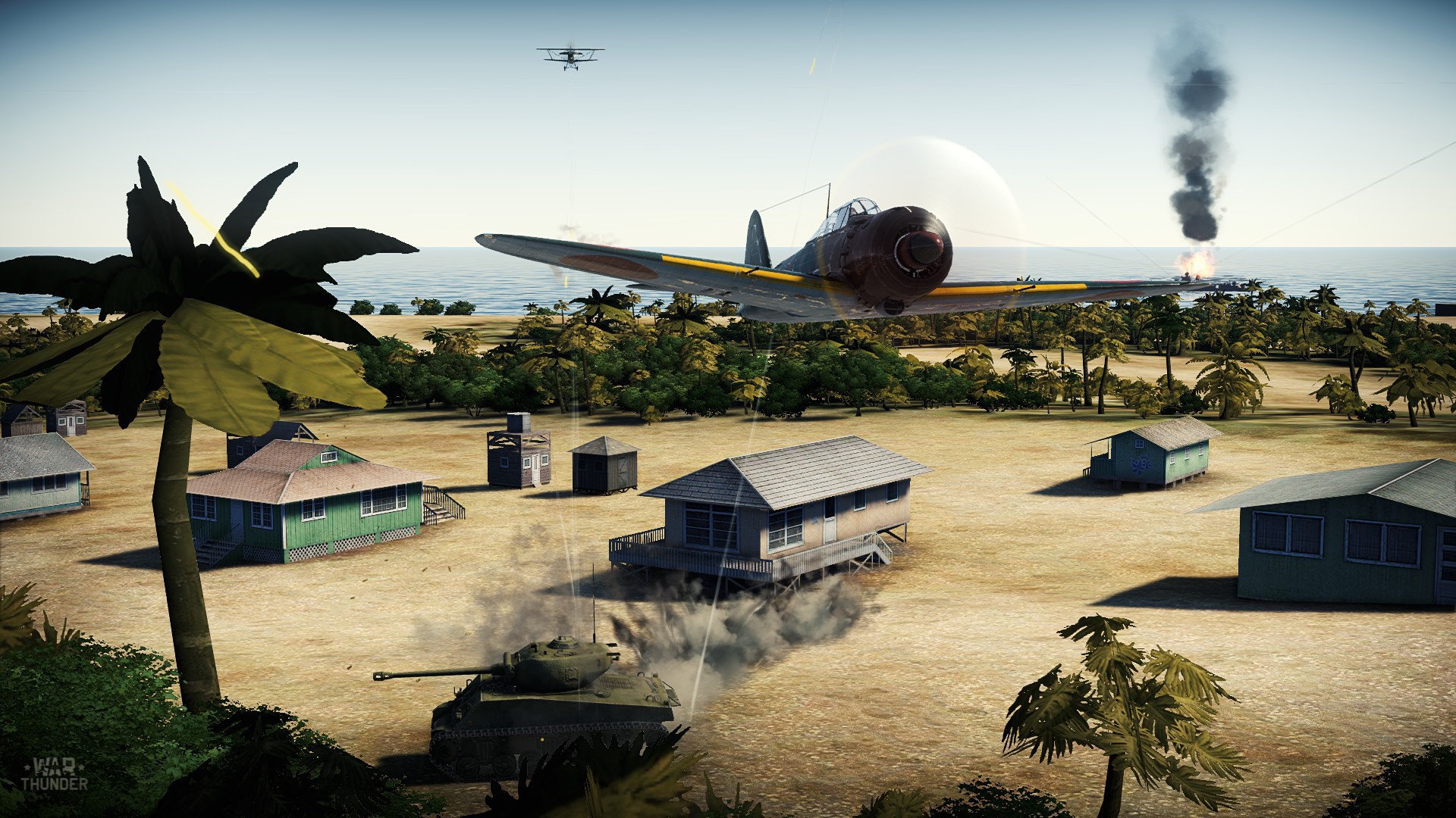 Военный самолет из игры War Thunder