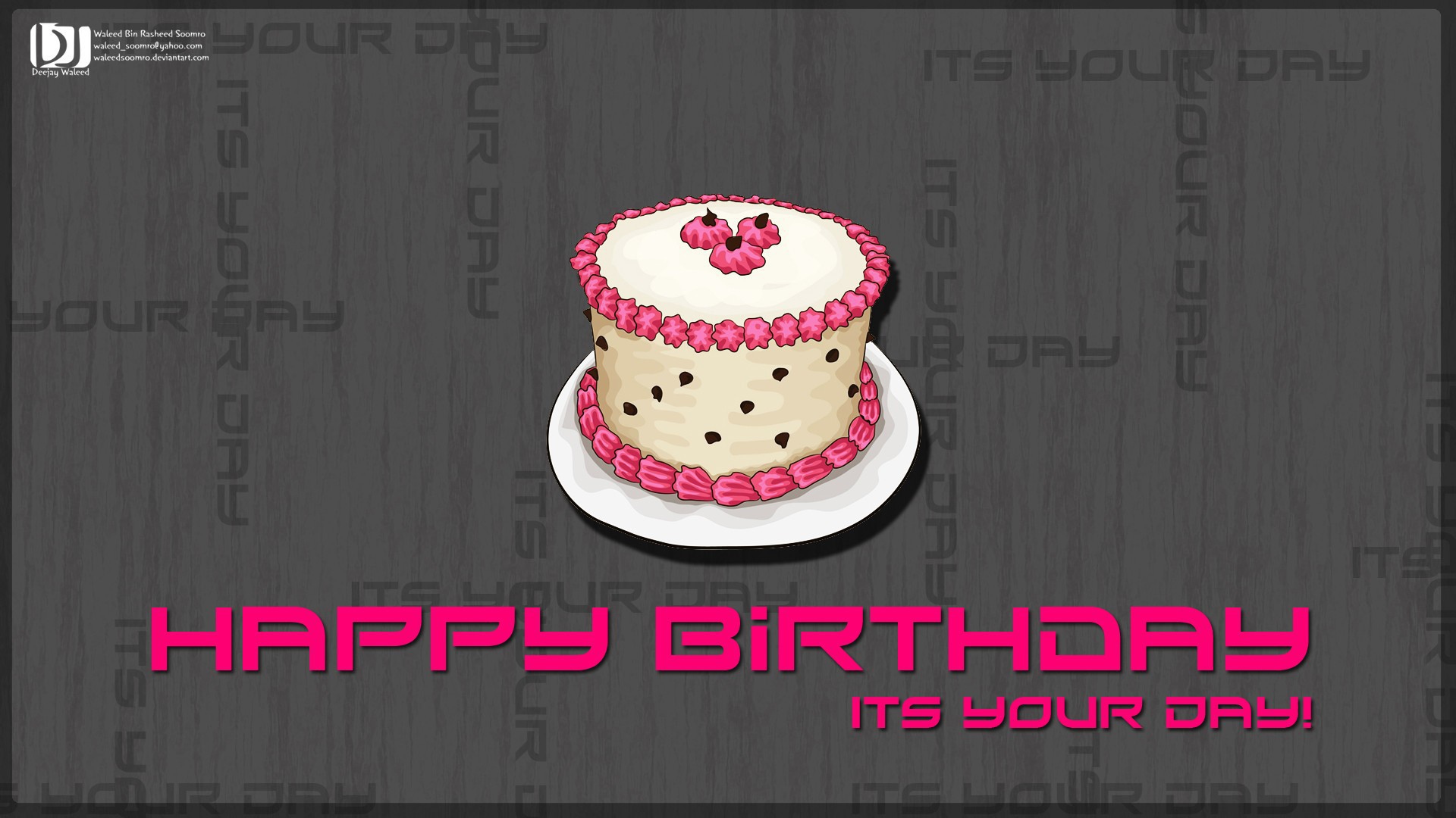 Картинка на день рождения, это твой день