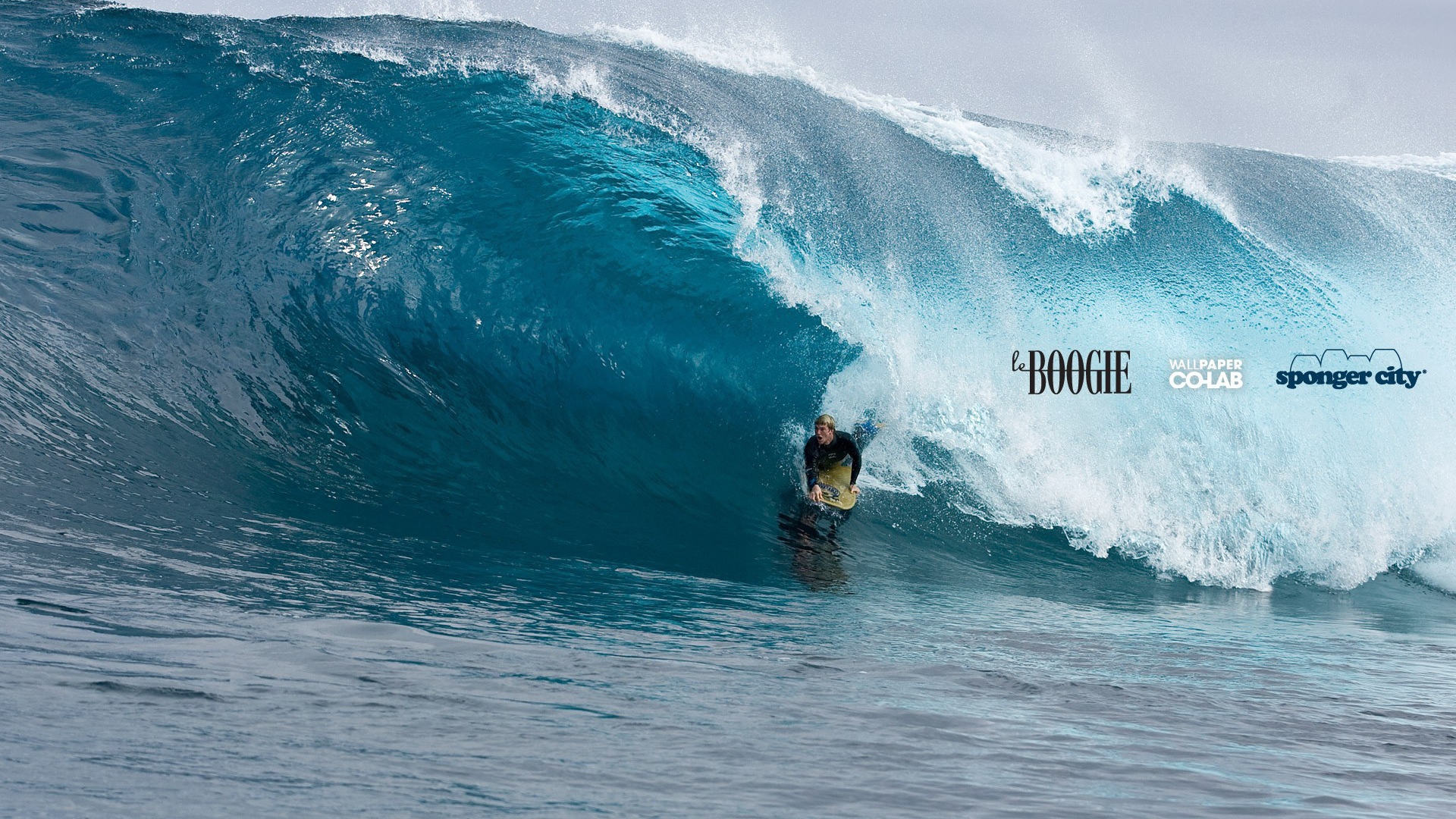 Катание на доске по волне