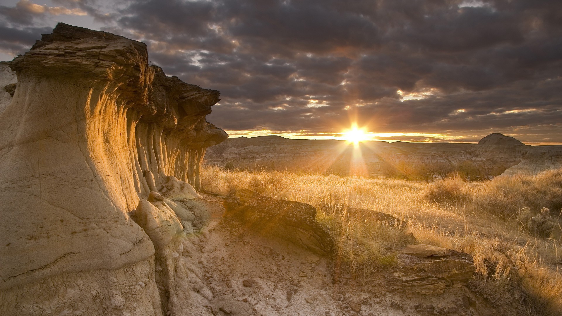 Закат в туче