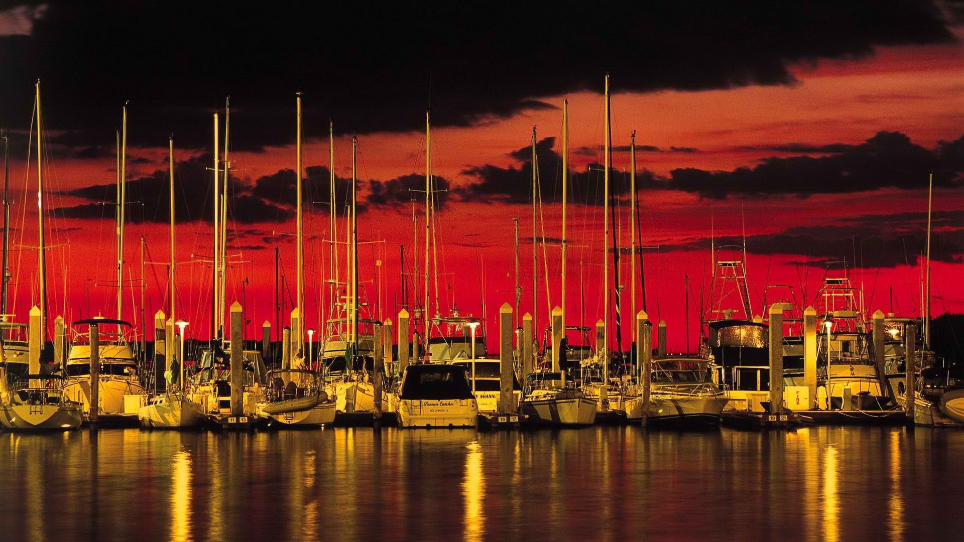 Яхты на пристани во Флориде