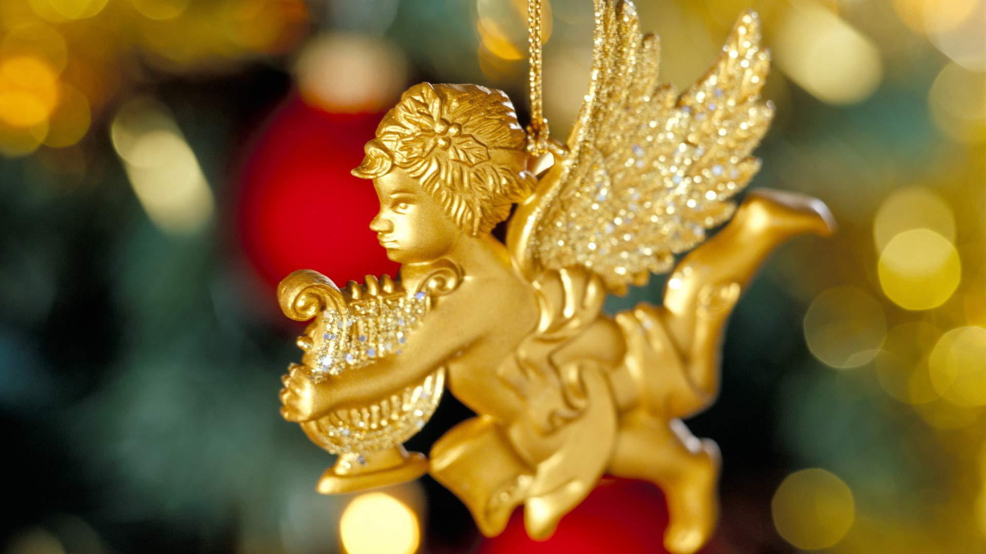 Елочные игрушки ангелы