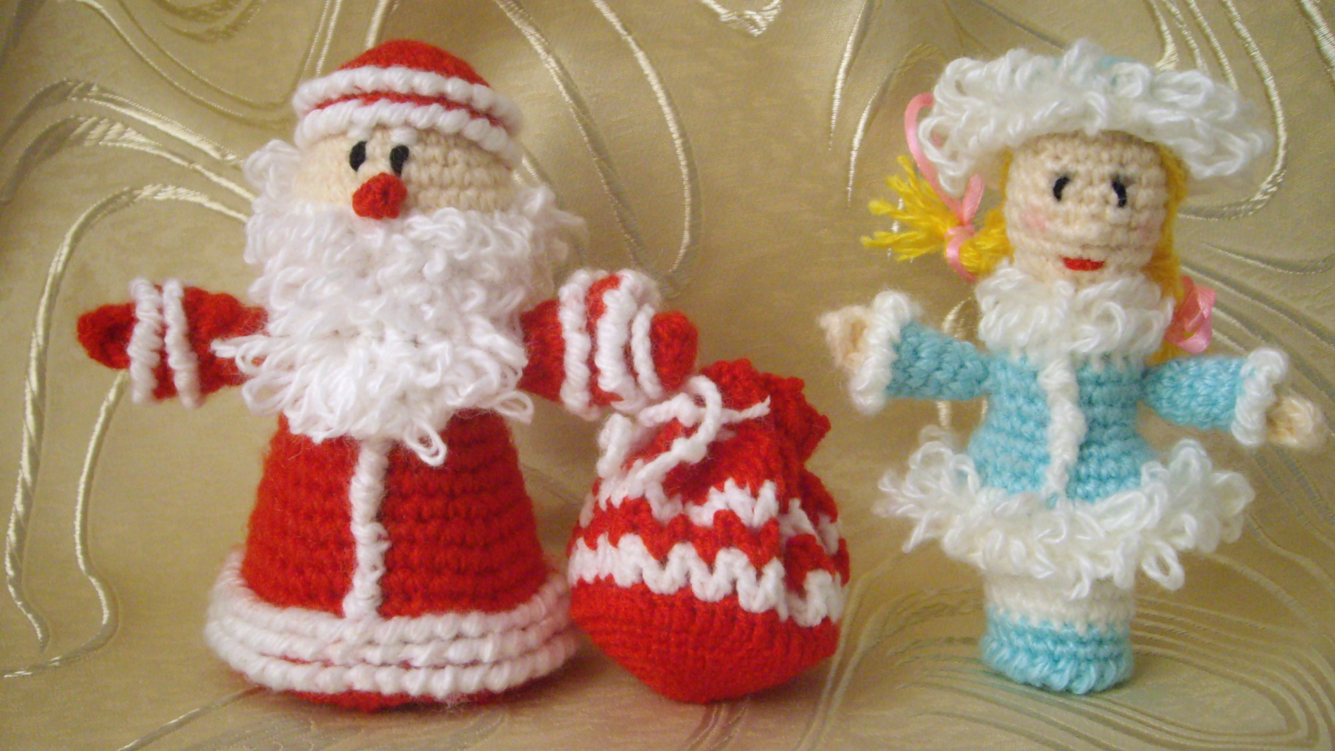 игрушка дед мороз и снегурочка