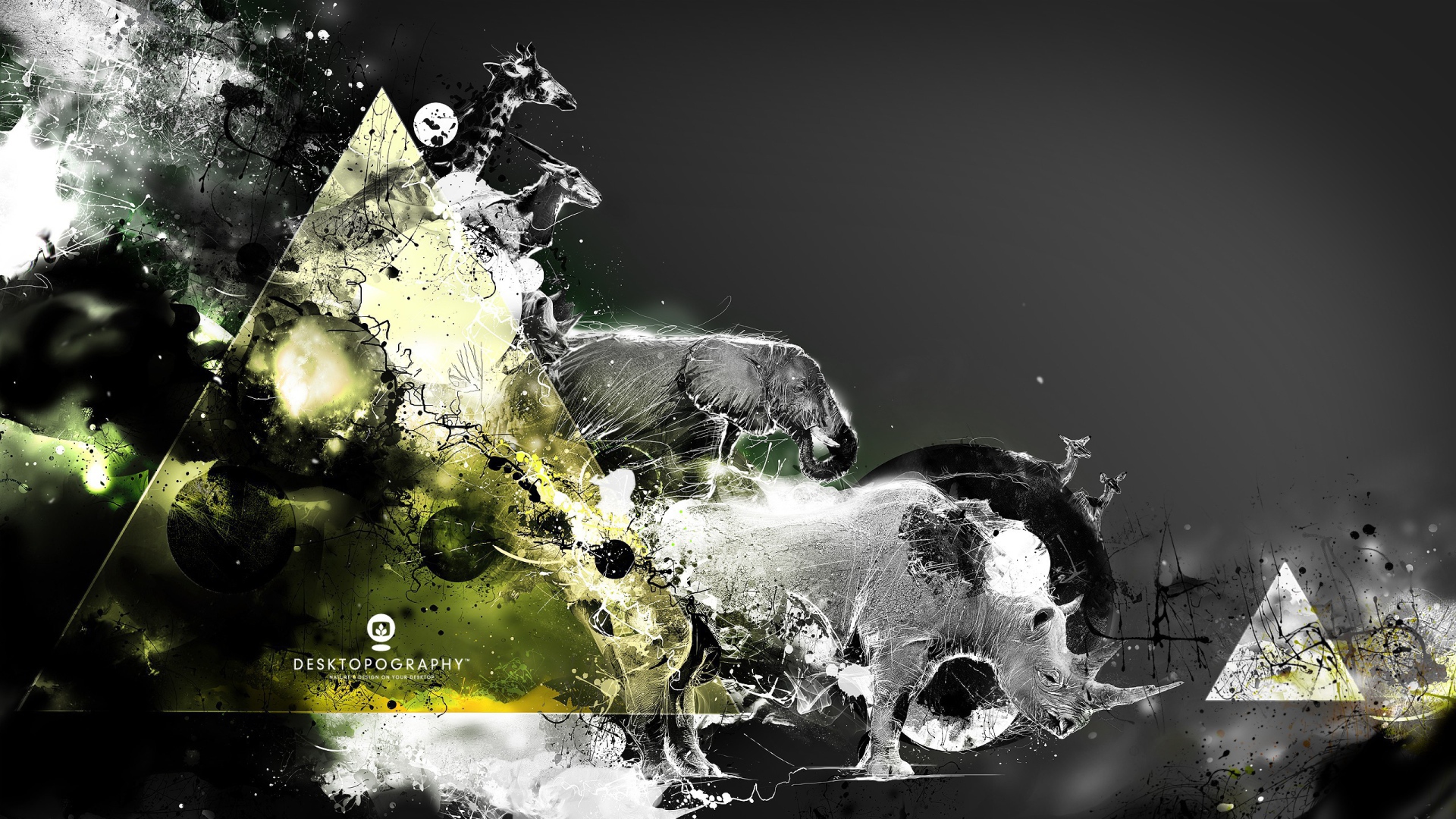 Фотоиллюстрация с животными