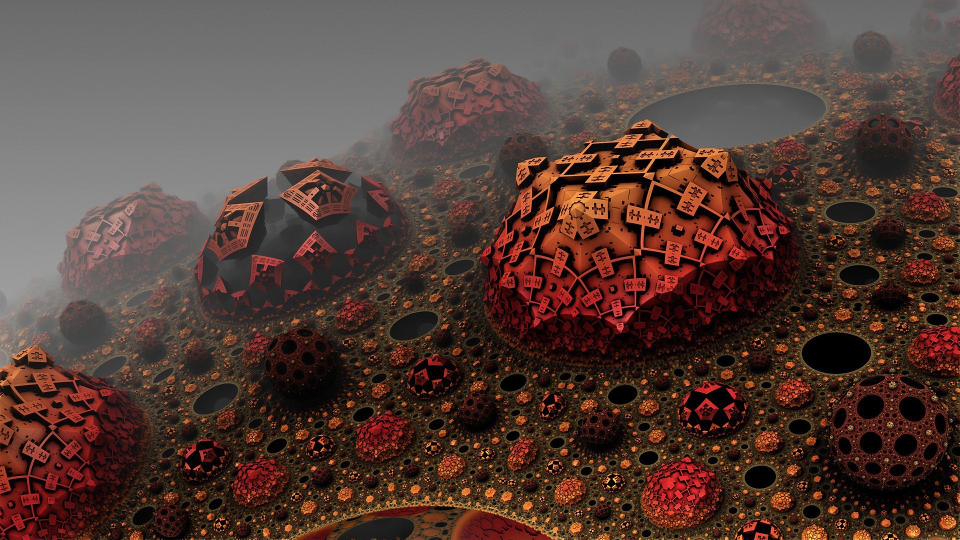 Фантастическая планета абстракция