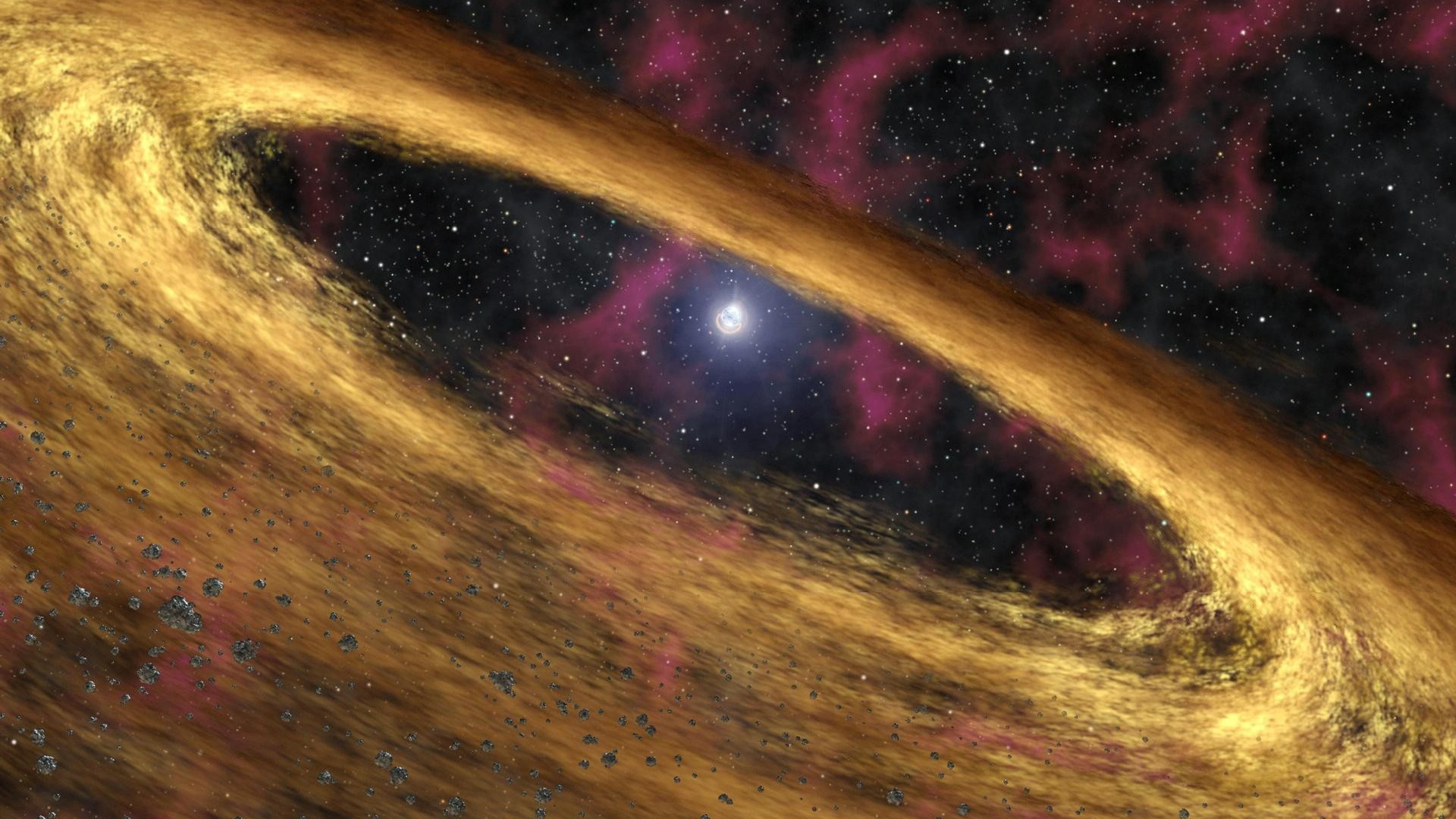 Кольцо из метеоритов