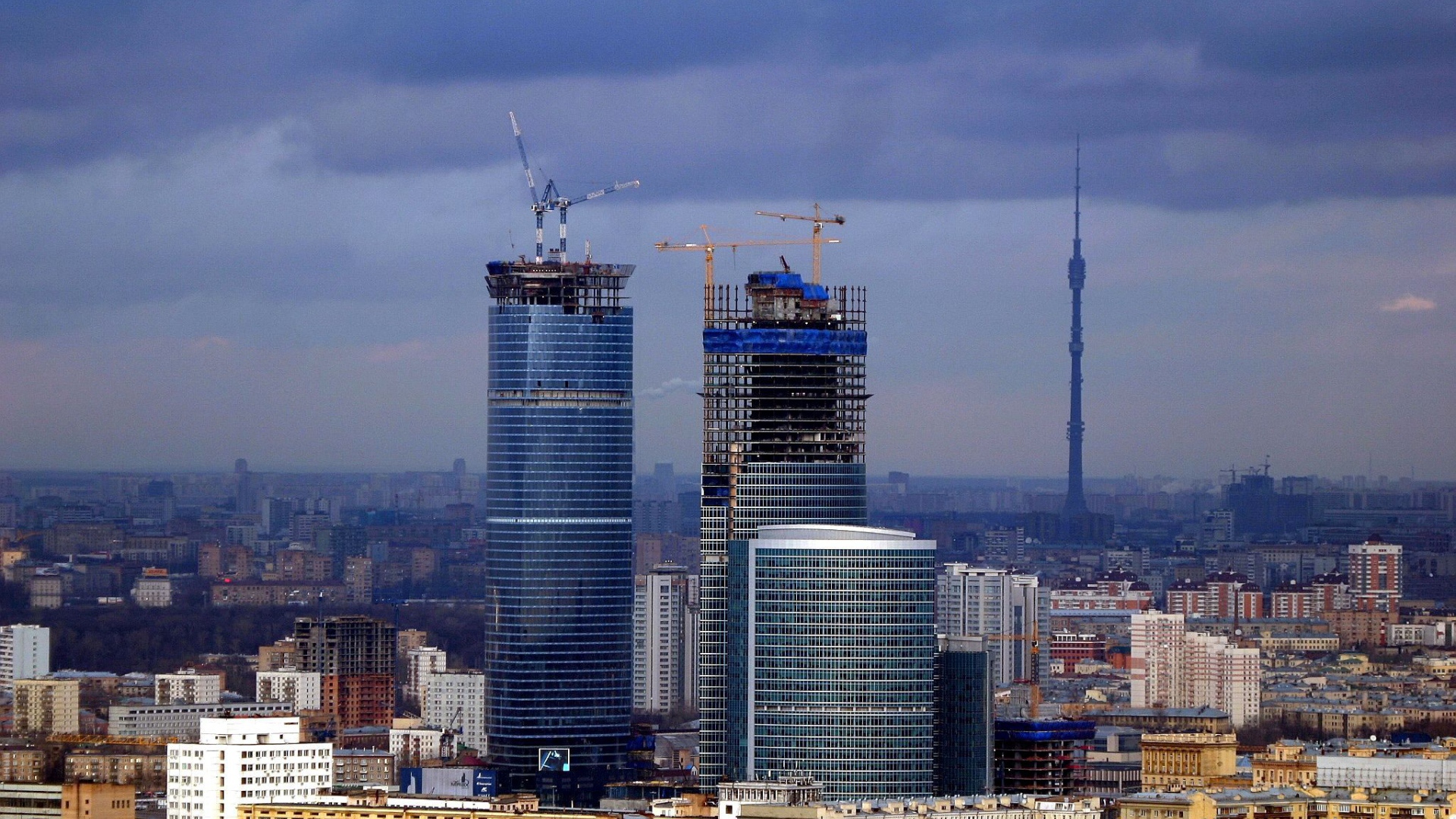 Москва строитса все время