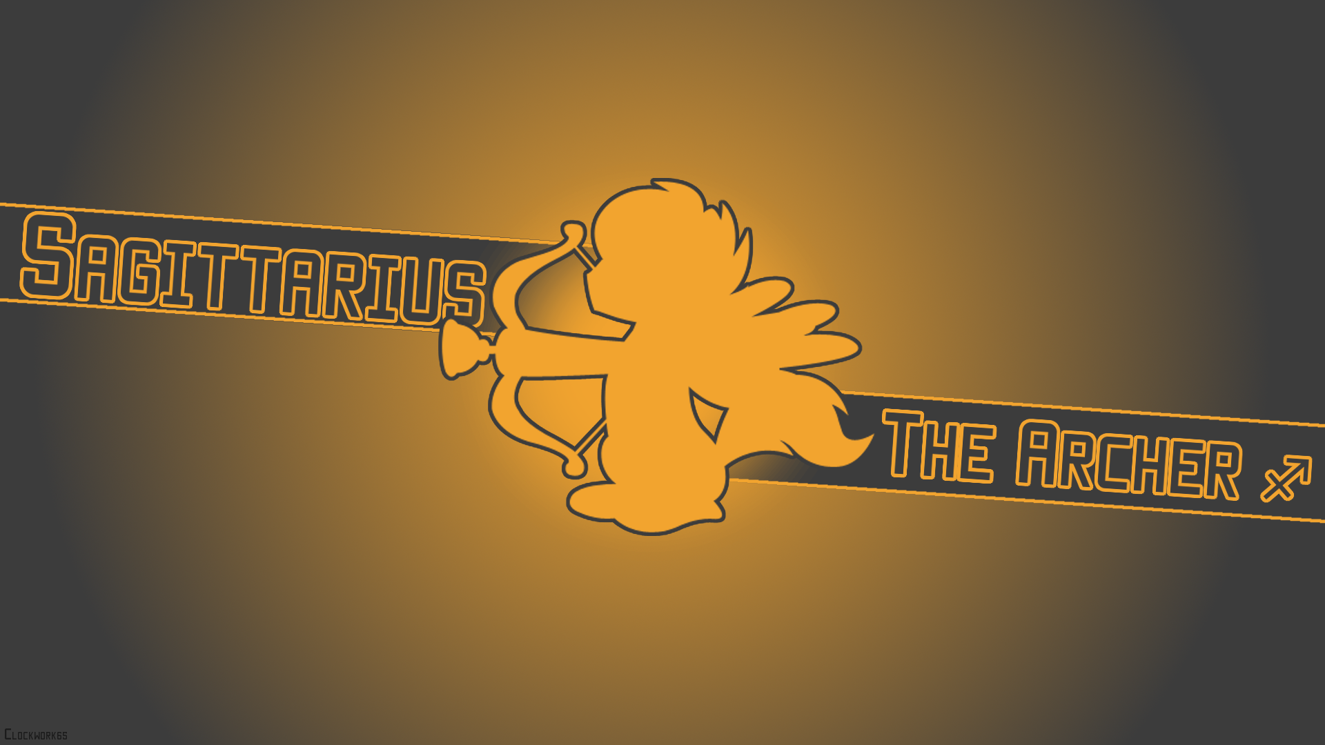 Красивый детский рисунок, стрелец