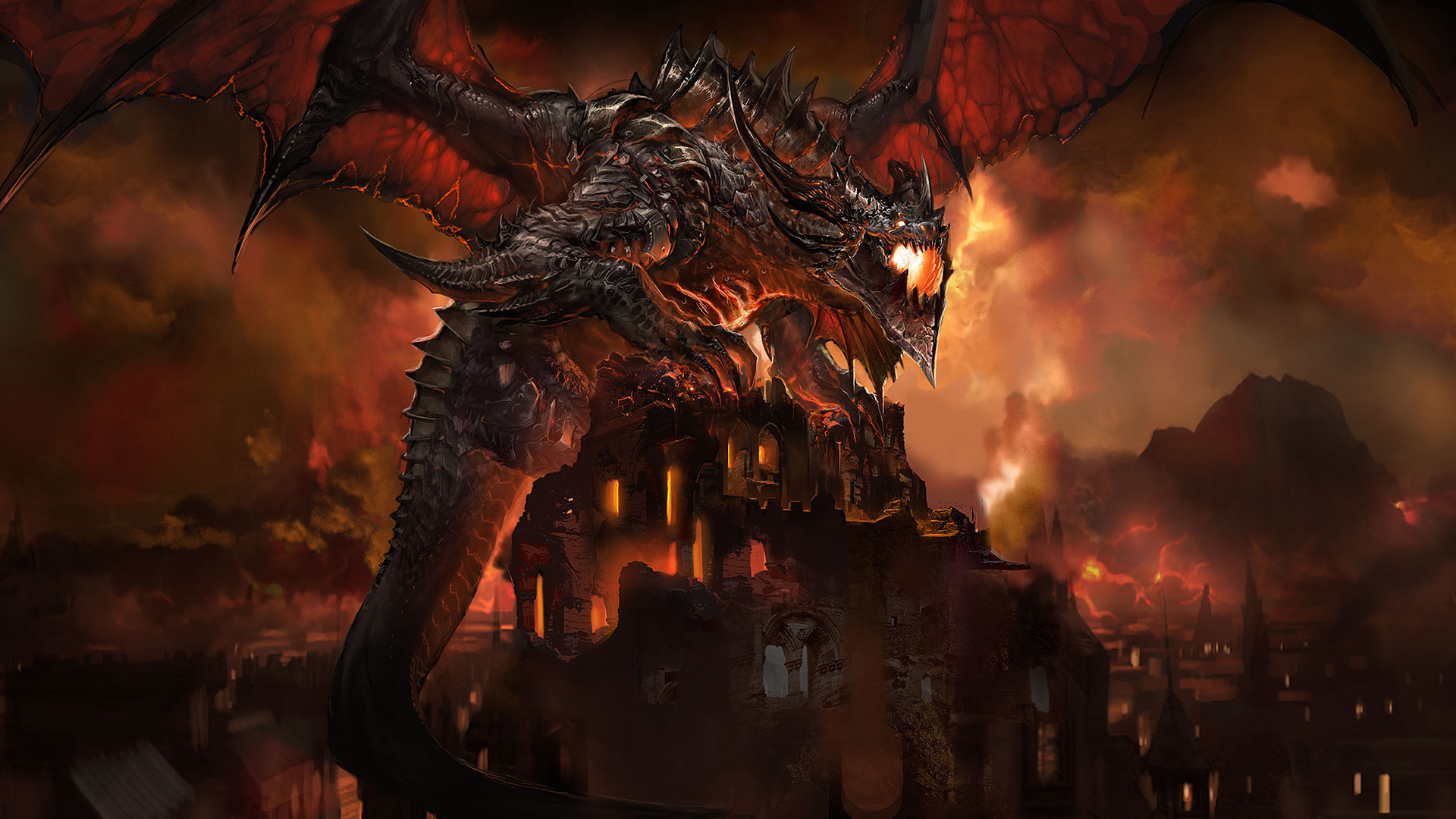  Diablo III: большой дракон