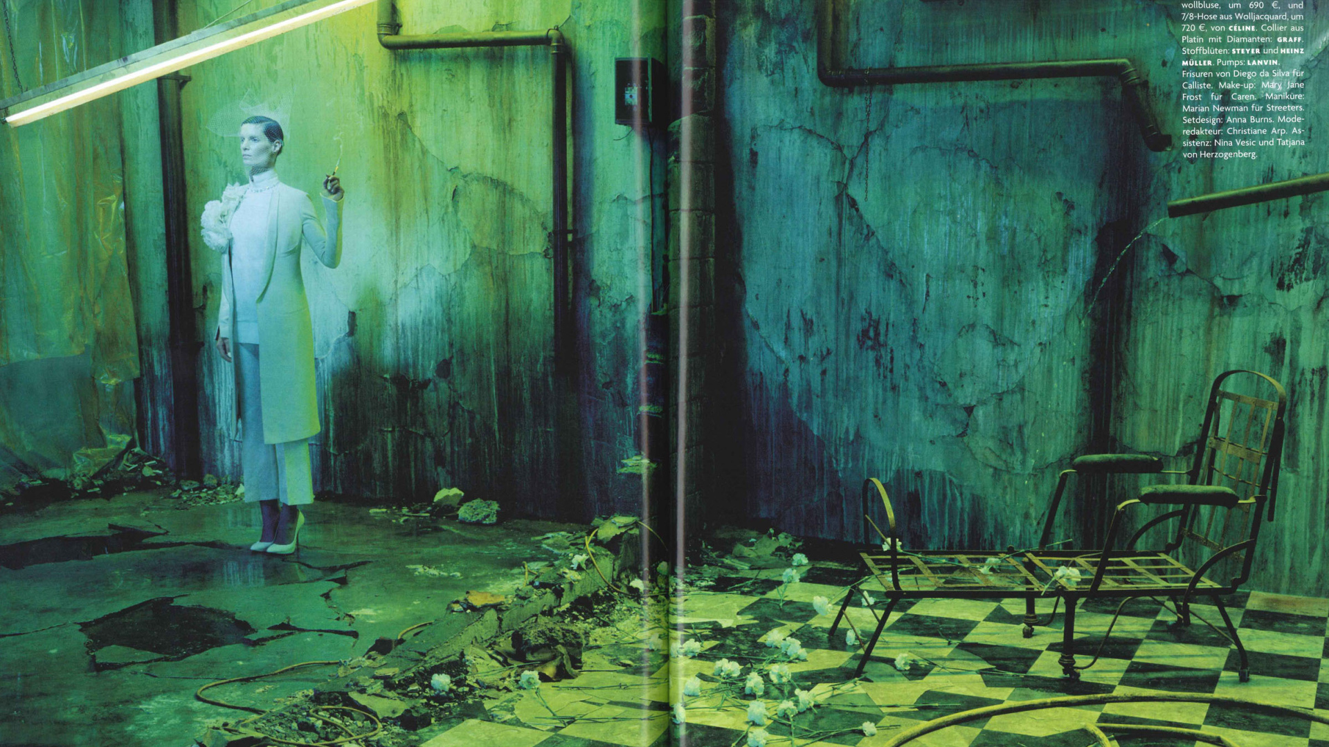 Призрак женщины в заброшенном доме