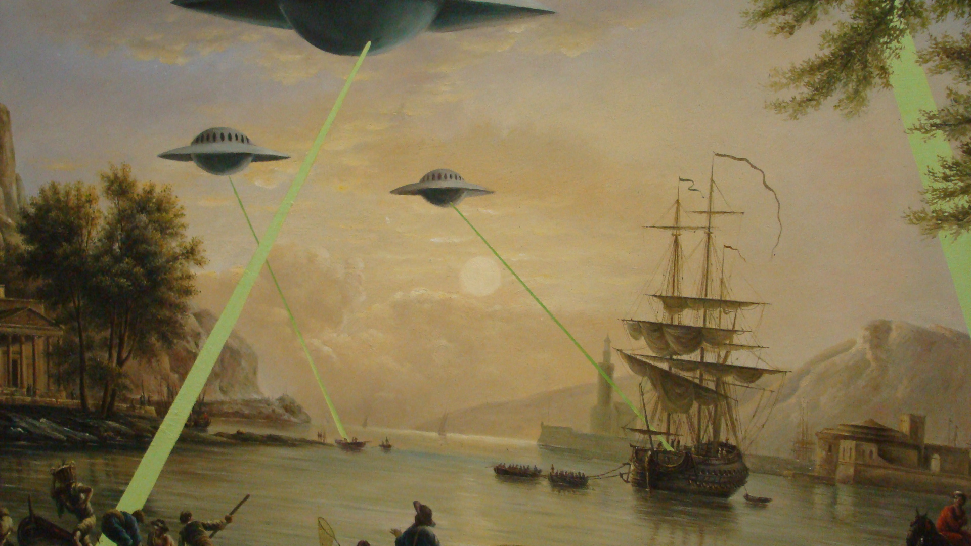 Граффити НЛО в далёком прошлом