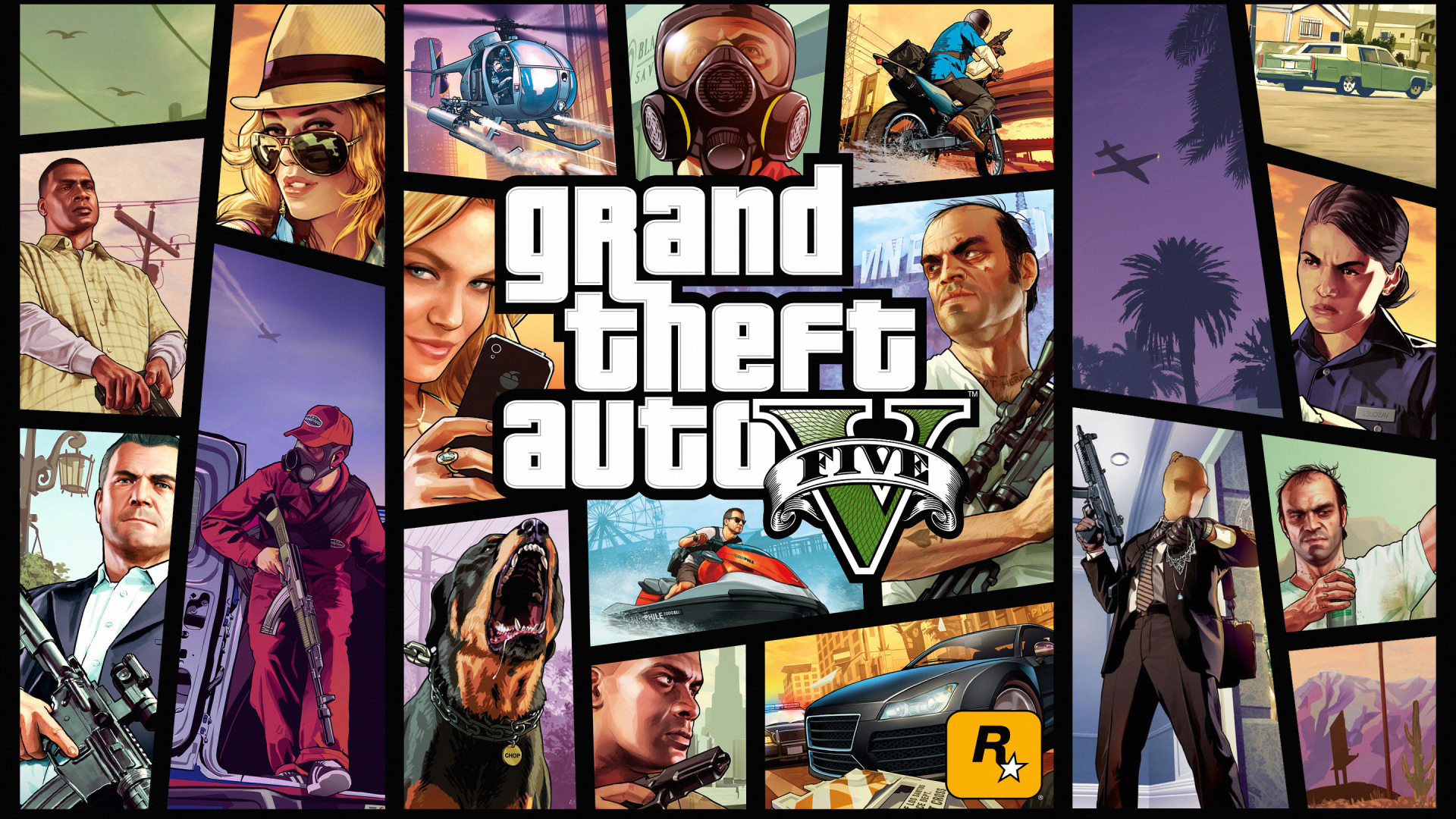 Grand Theft Auto V новые обои HD