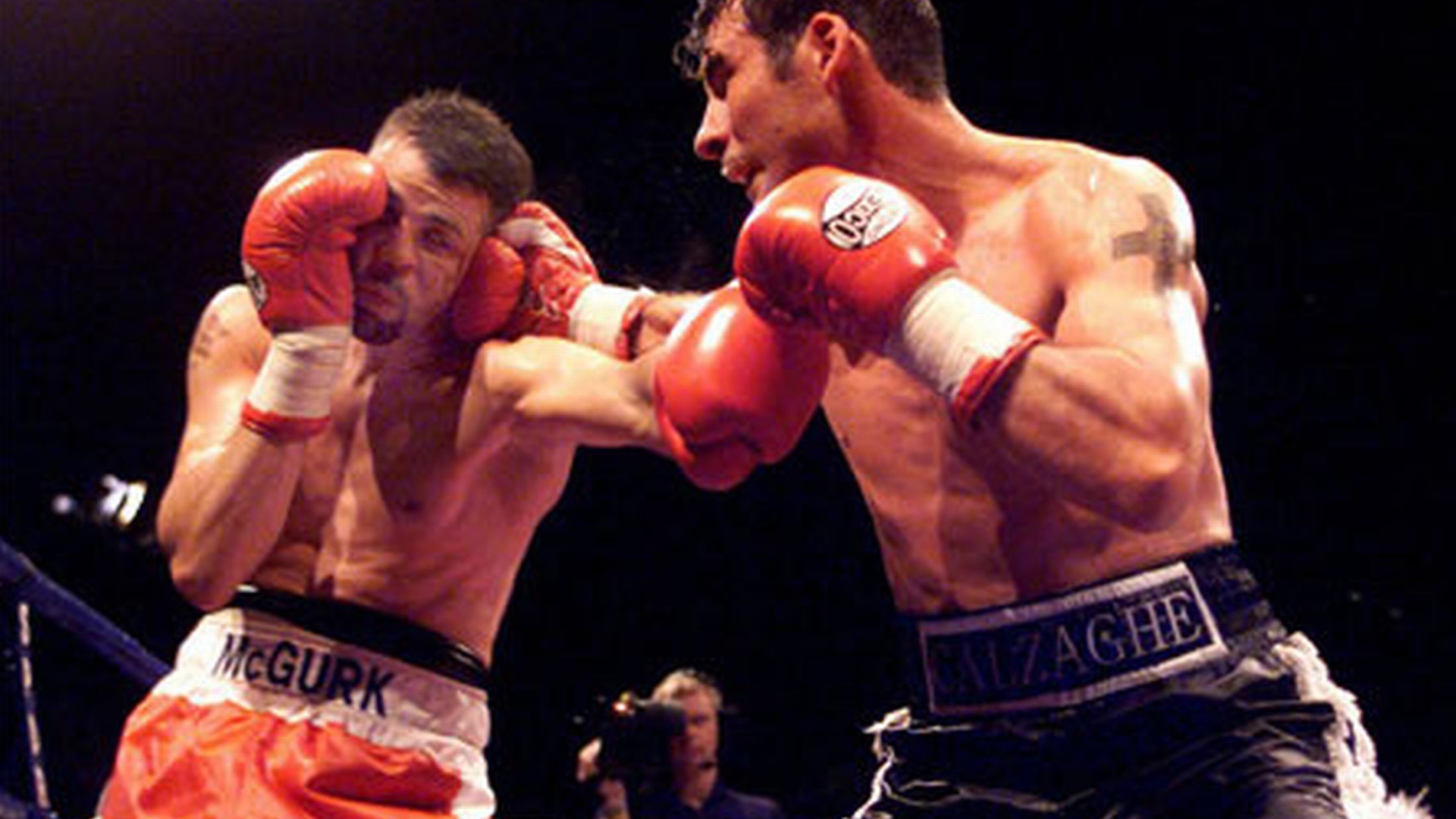 Джо Кальзаге на ринге