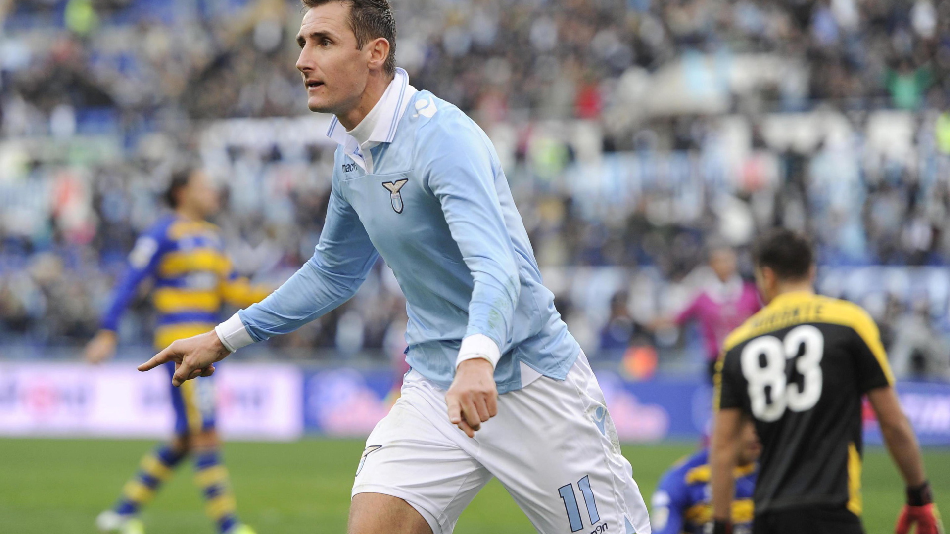 Лацио Мирослав Клозе на поле