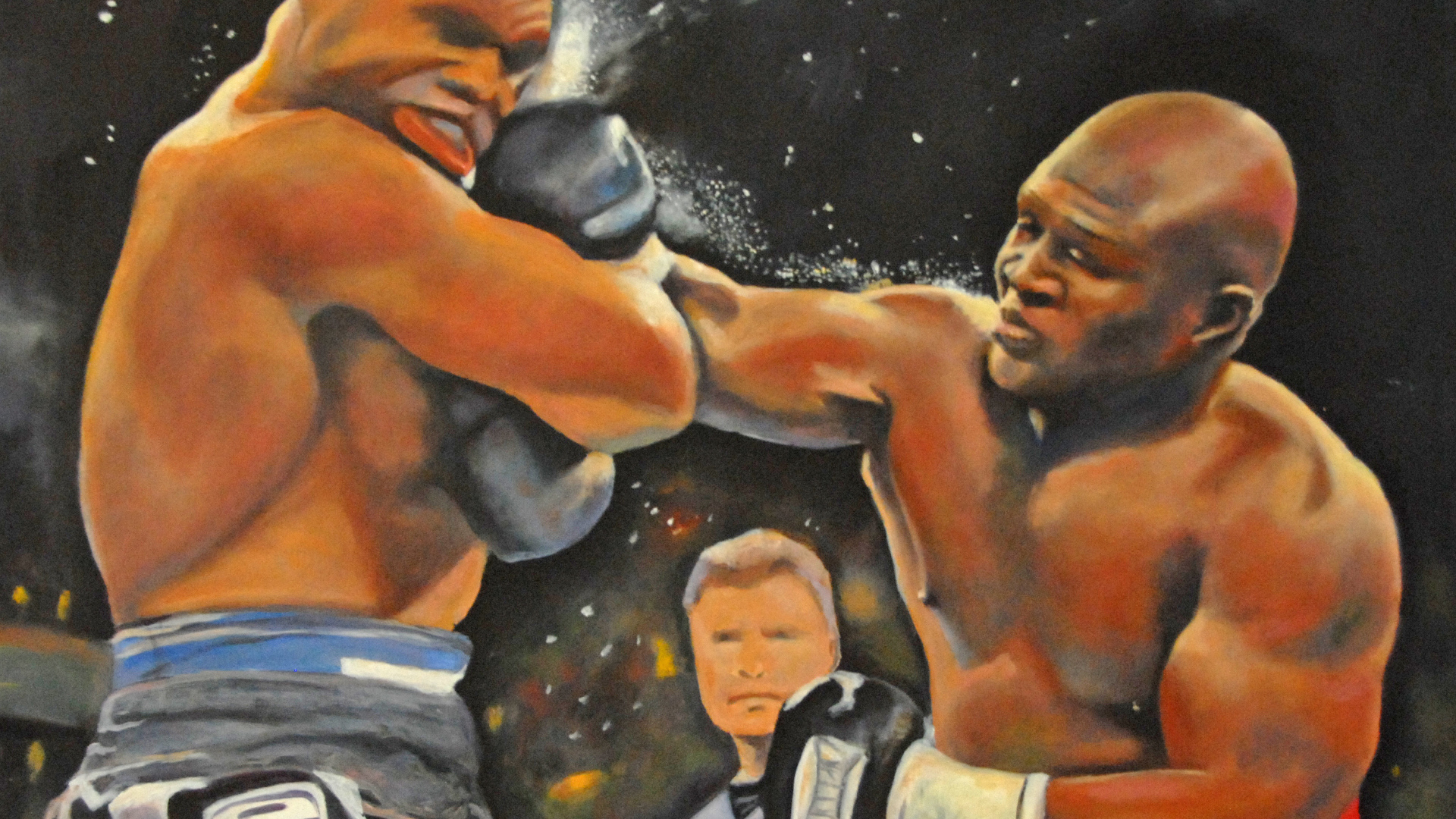 Легендарный боксер Джеймс Тони картина