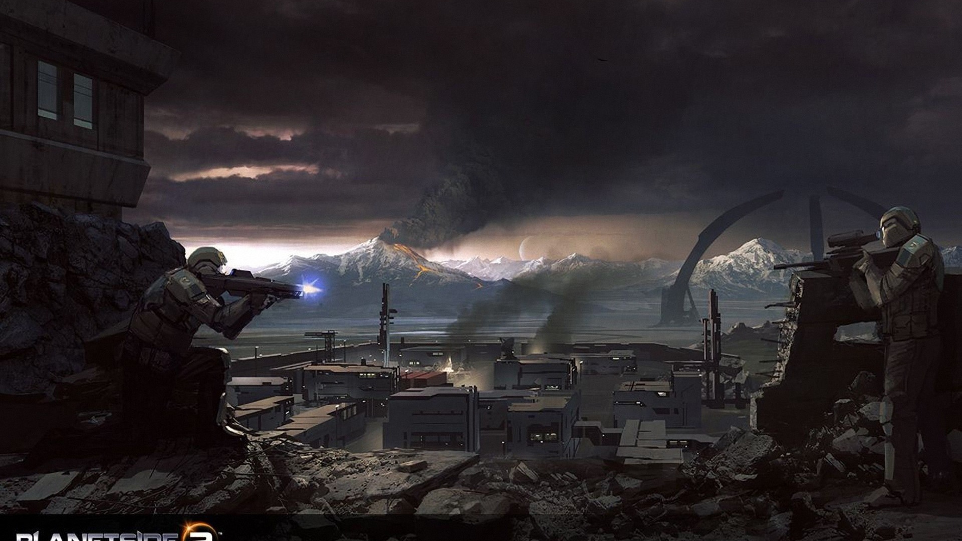 Planetside 2: штурм города