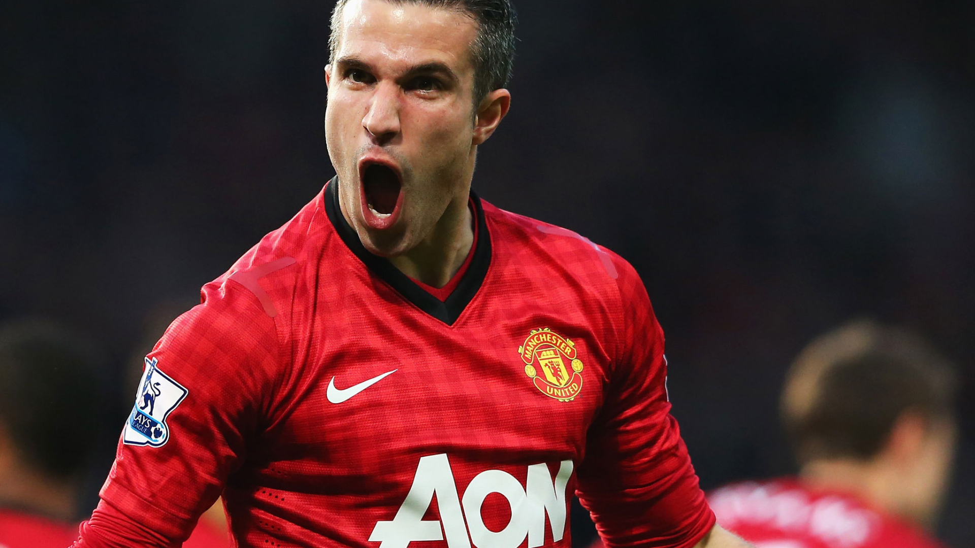 Нападавший номер 20 из Манчестер Юнайтед Робин ван Перси