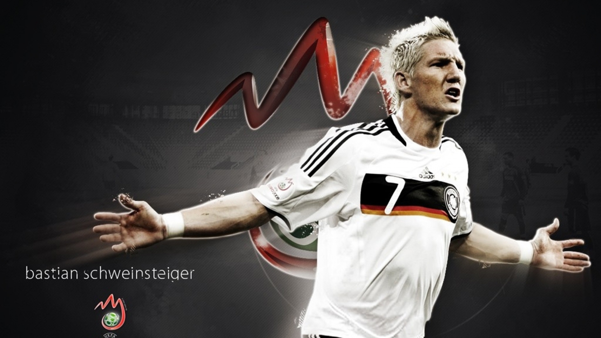 The best player of Bayern Bastian Schweinsteiger 