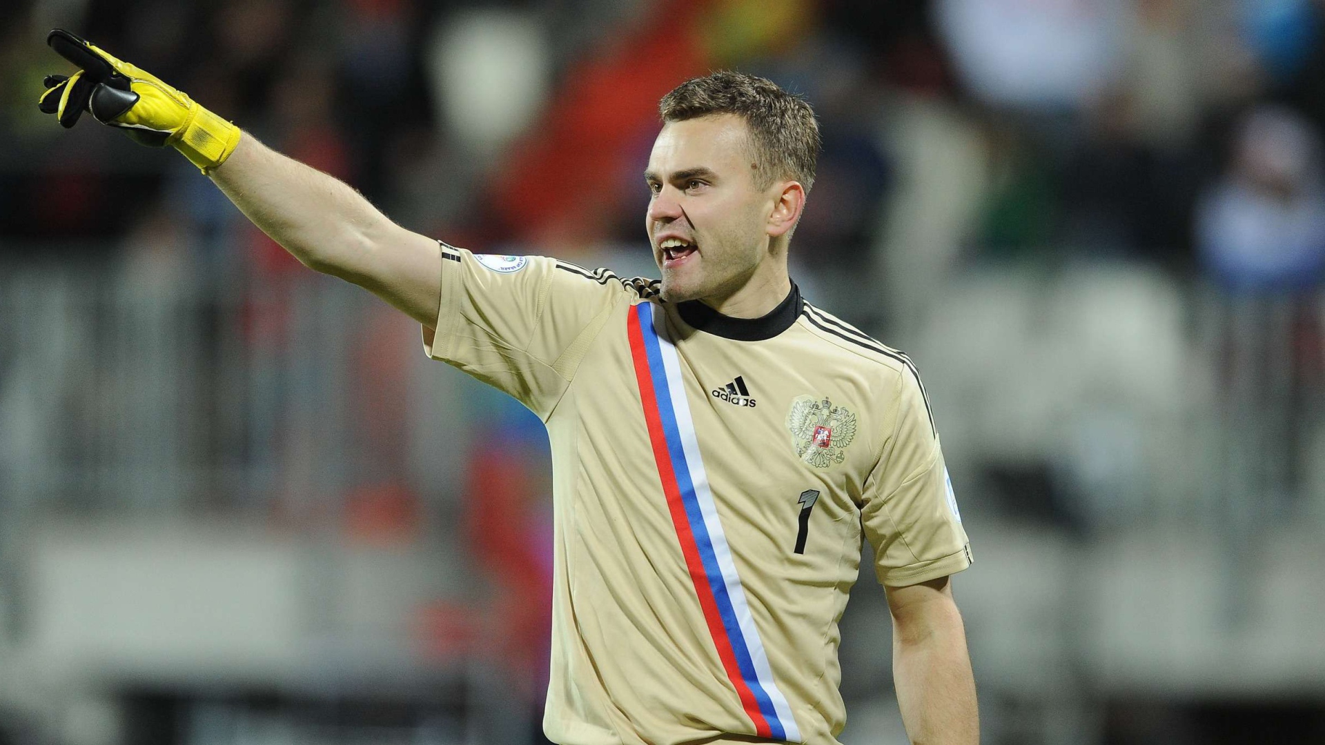 Лучший игрок московского ЦСКА Игорь Акинфеев