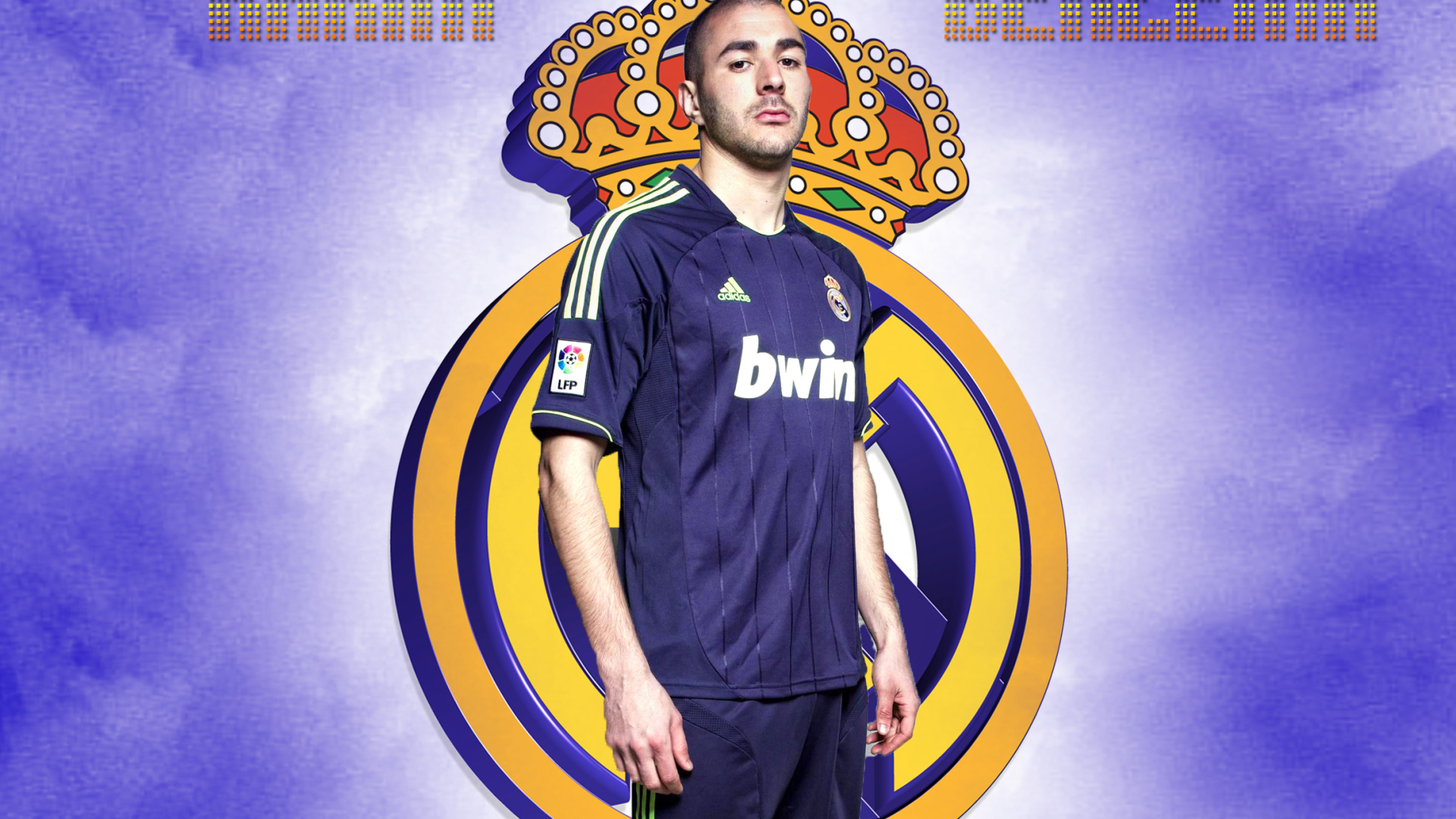 Футболист Реал Мадрид Карим Бензема под небом