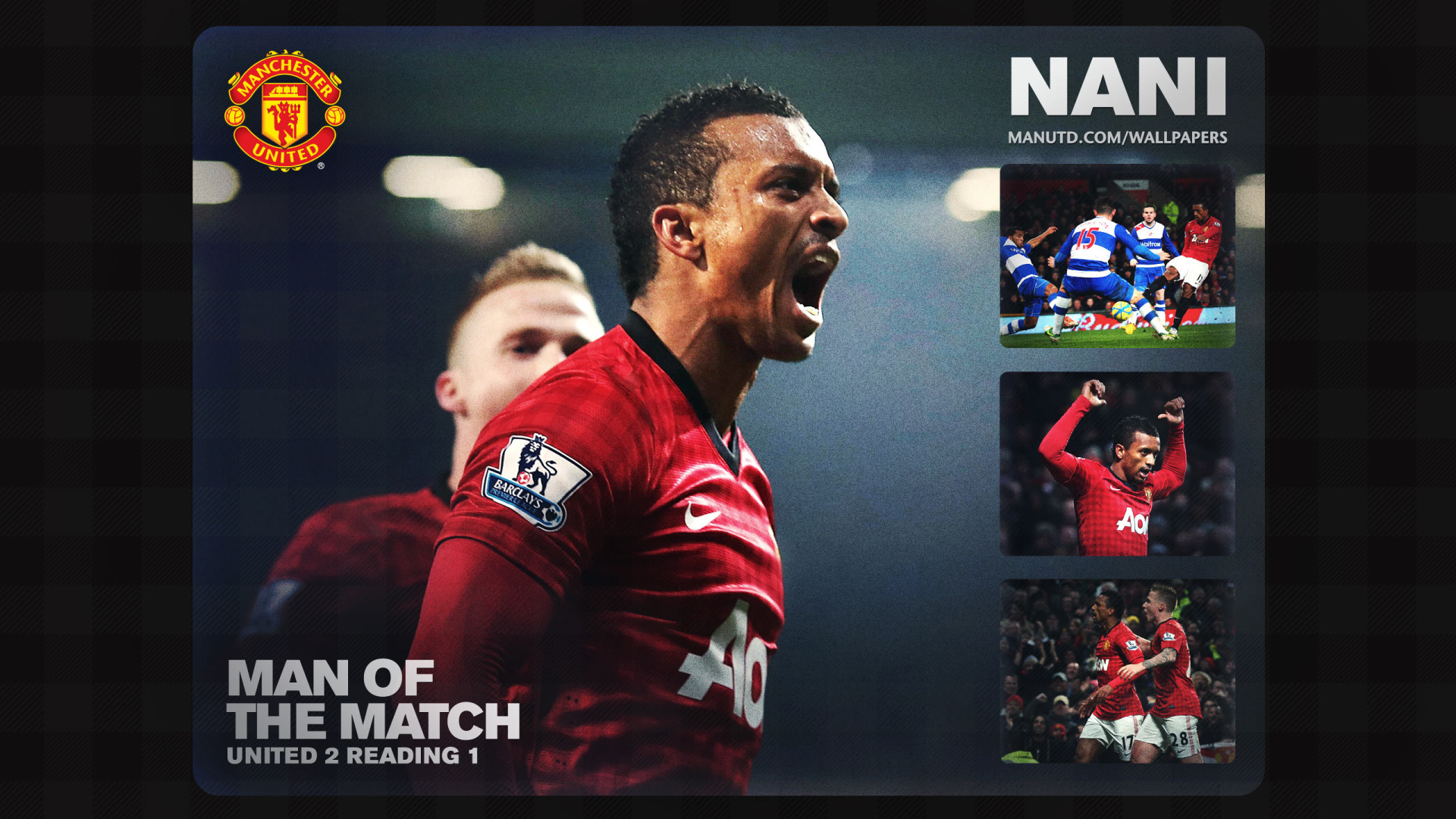 Футболист Манчестер Юнайтед Луиш Нани человек матча