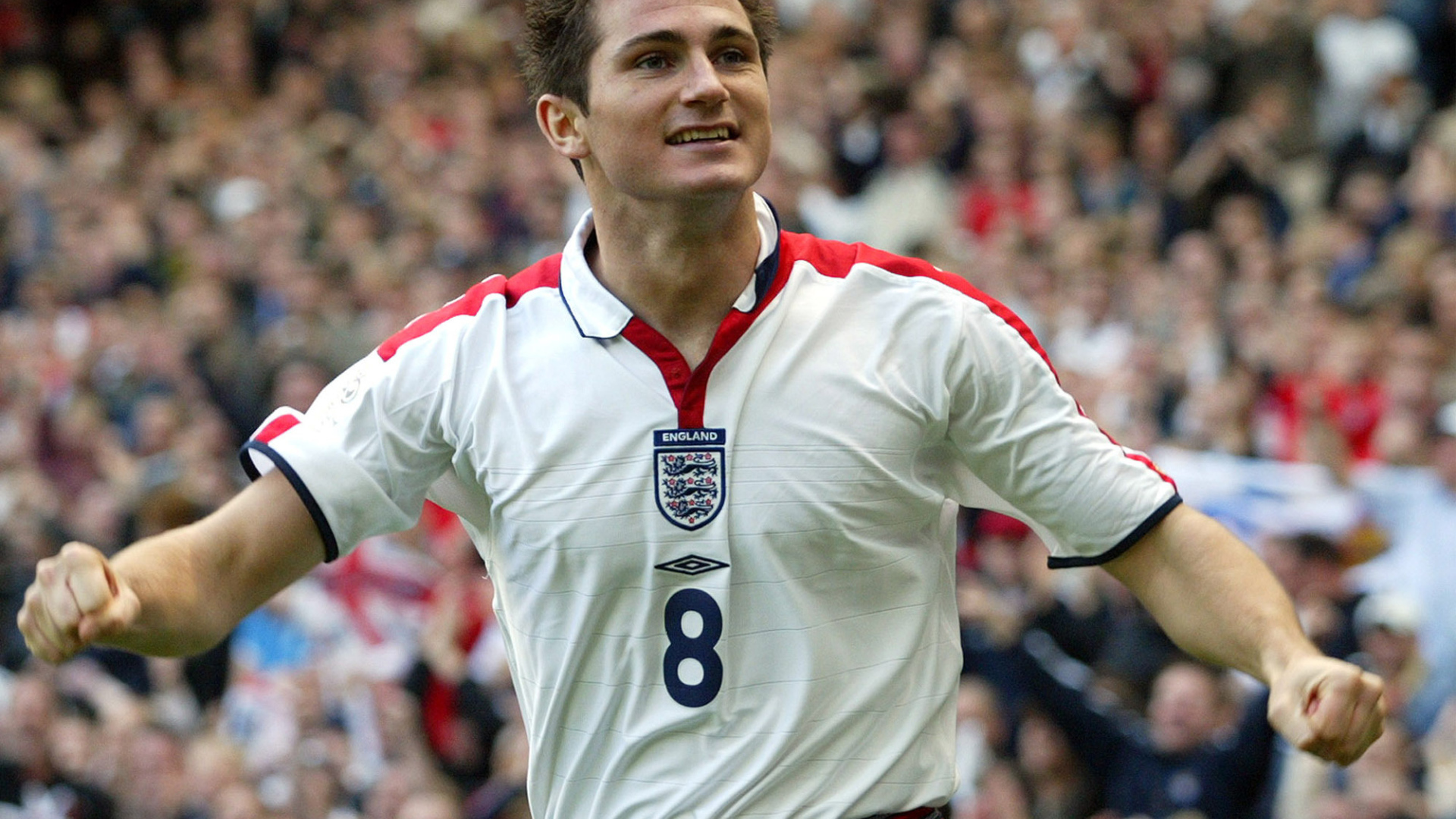 Игрок Челси Фрэнк Лэмпард играл за национальную сборную Англии