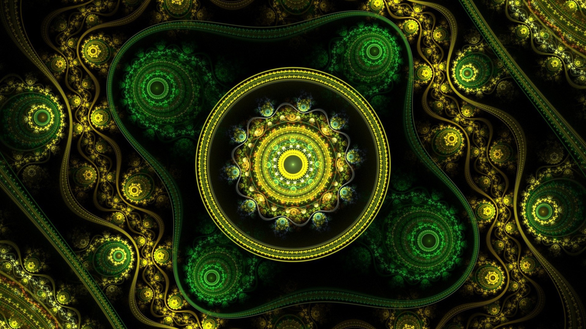 Зеленая абстракция