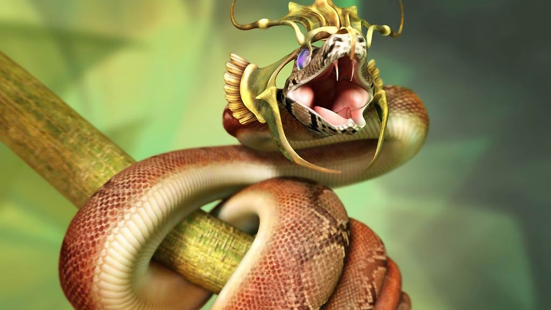 Змея в золотой короне