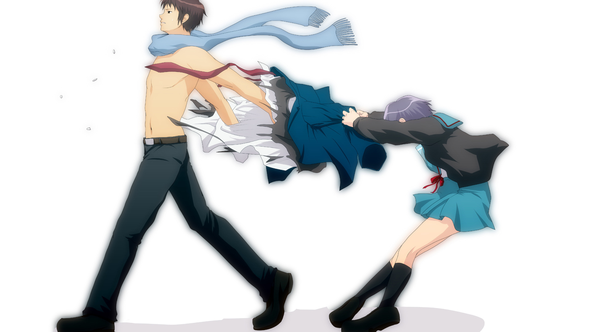 Парень уходит от девушки