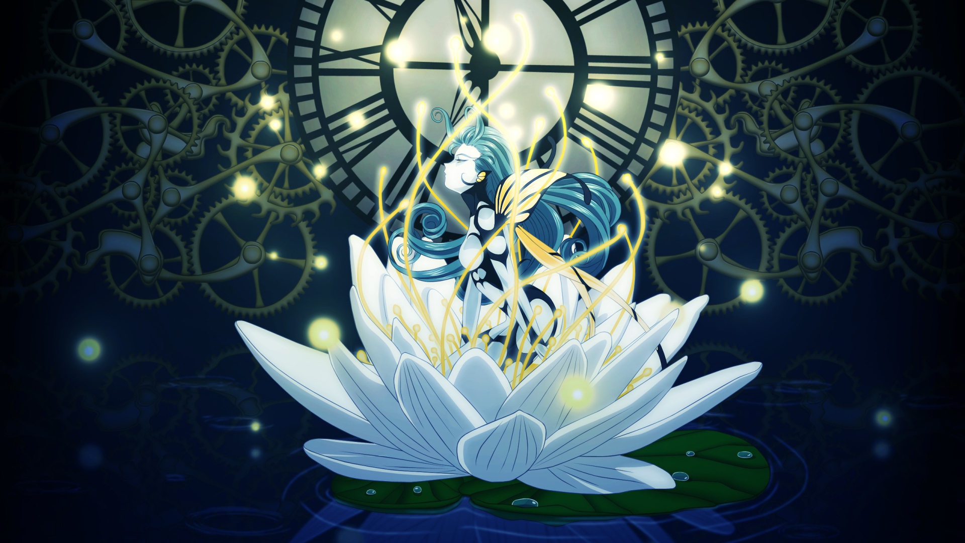 Девочка в лилии