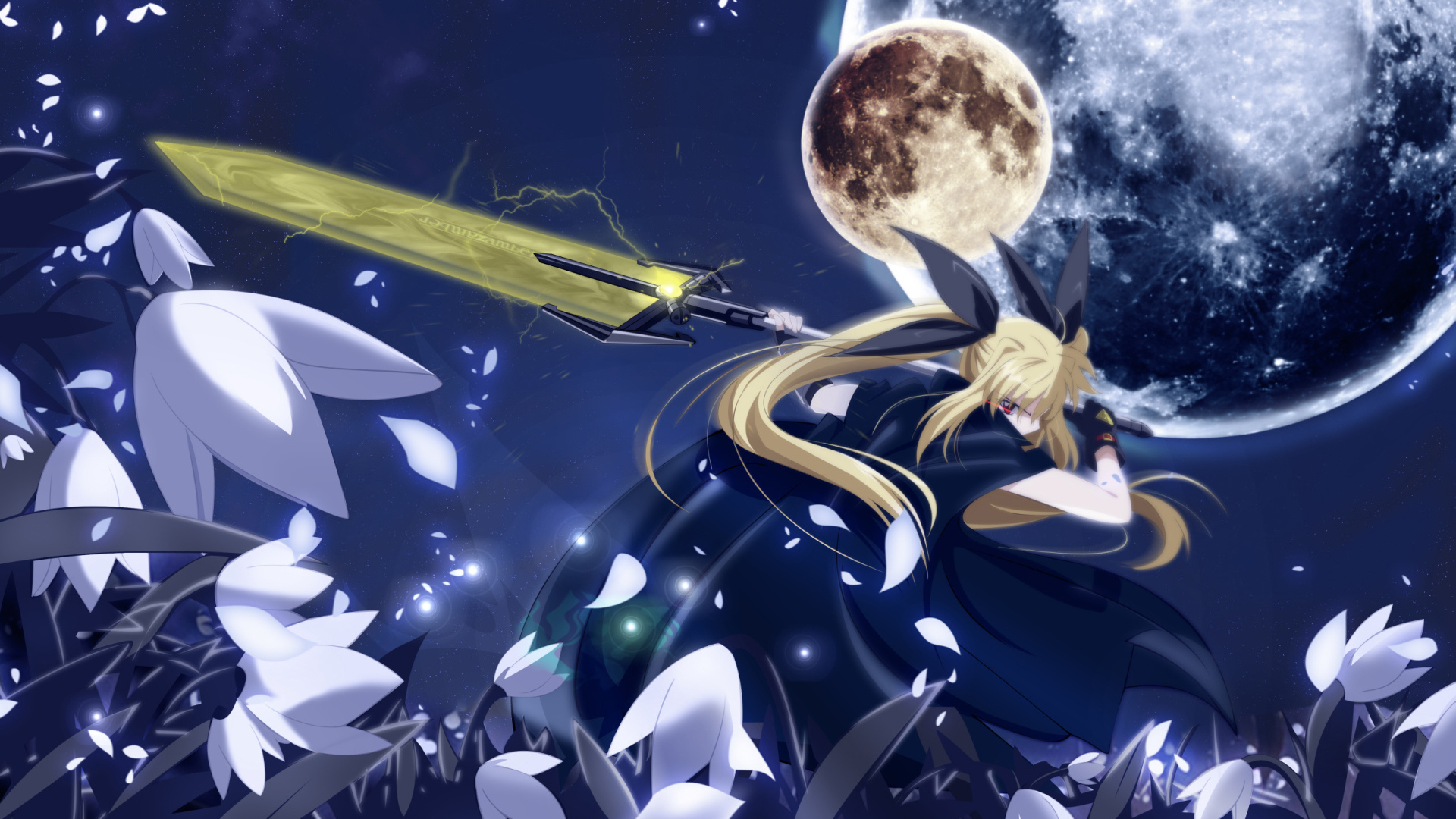 Девушка с большим мечом