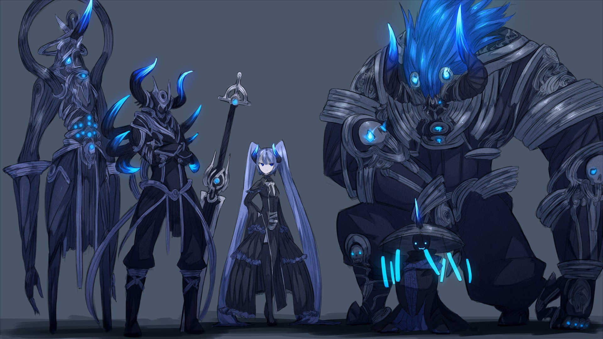 Монстры из Японской анимации