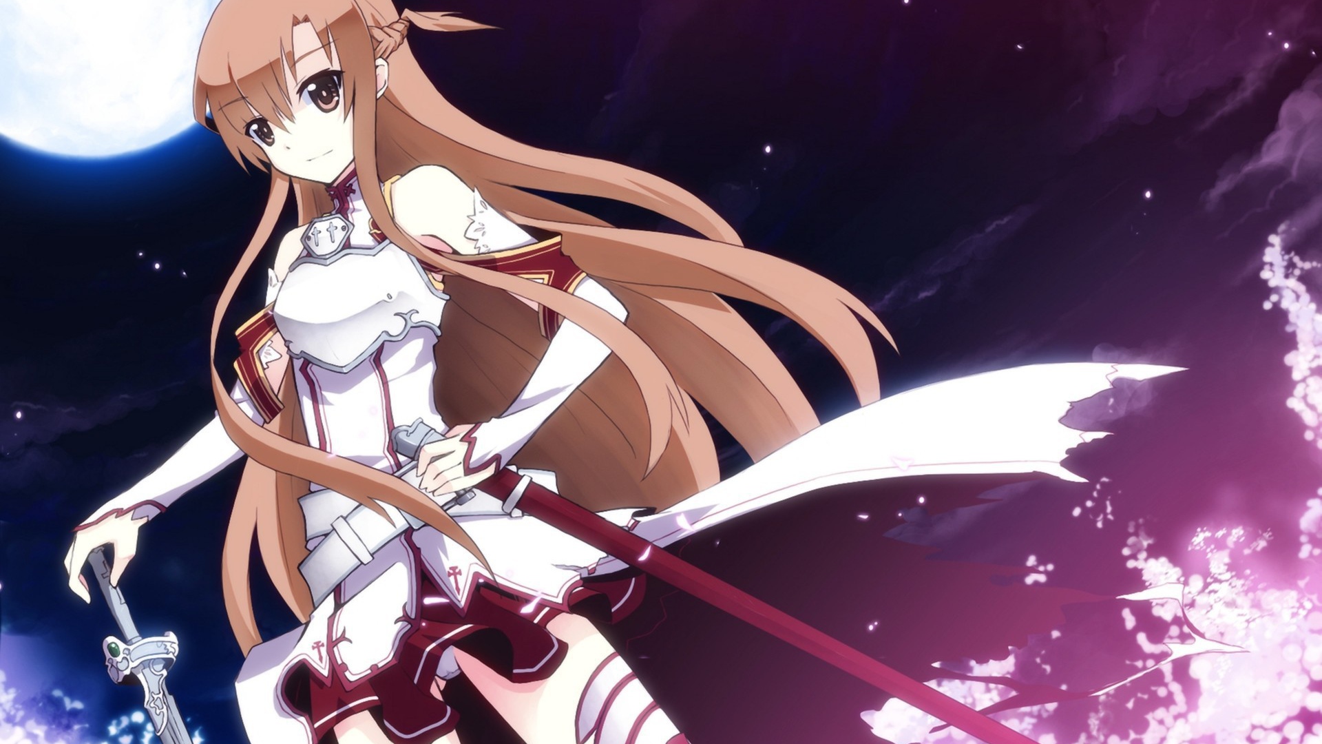 Девушка под луной