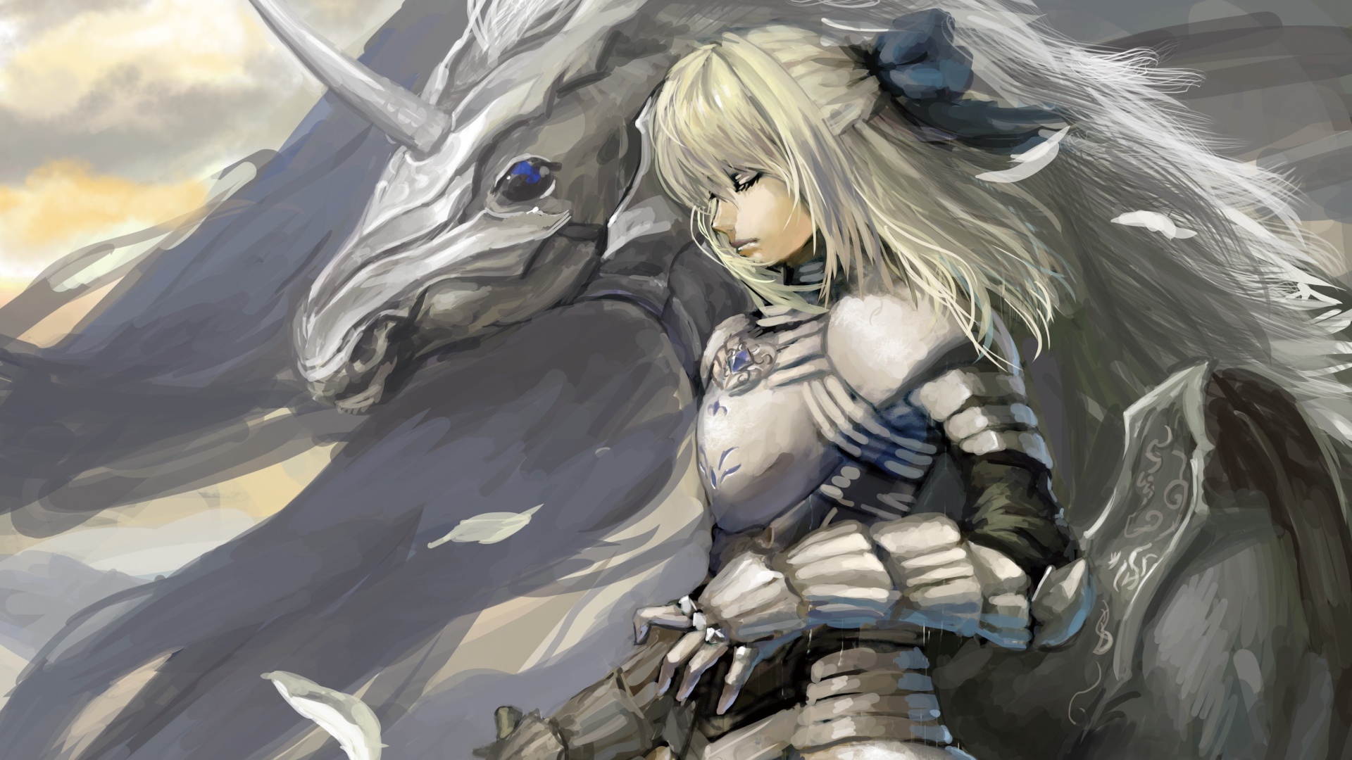 Девушка с единорогом