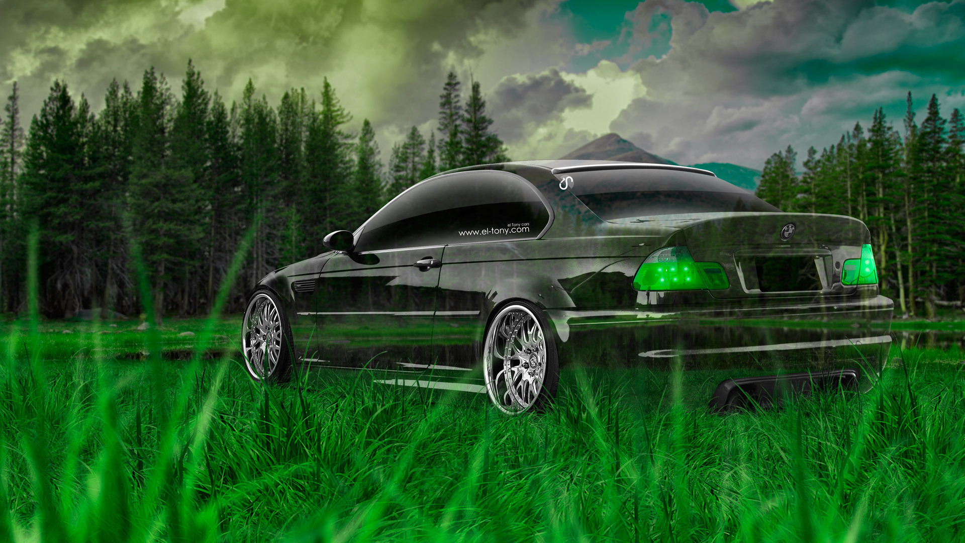 Прозрачный BMW