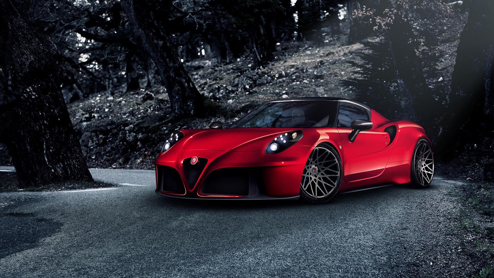 Гоночный Alfa Romeo 4C 2014 года