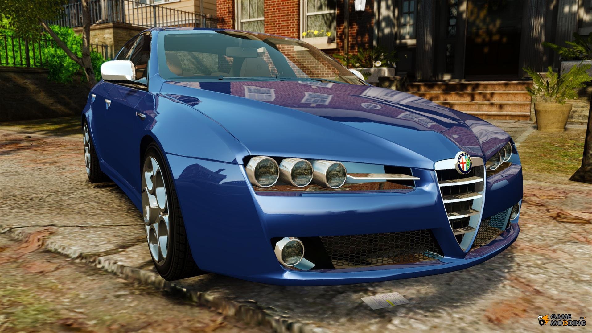Синяя Alfa Romeo 159