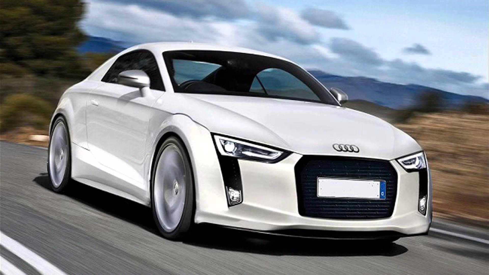 Красивый автомобиль Audi TT 2014