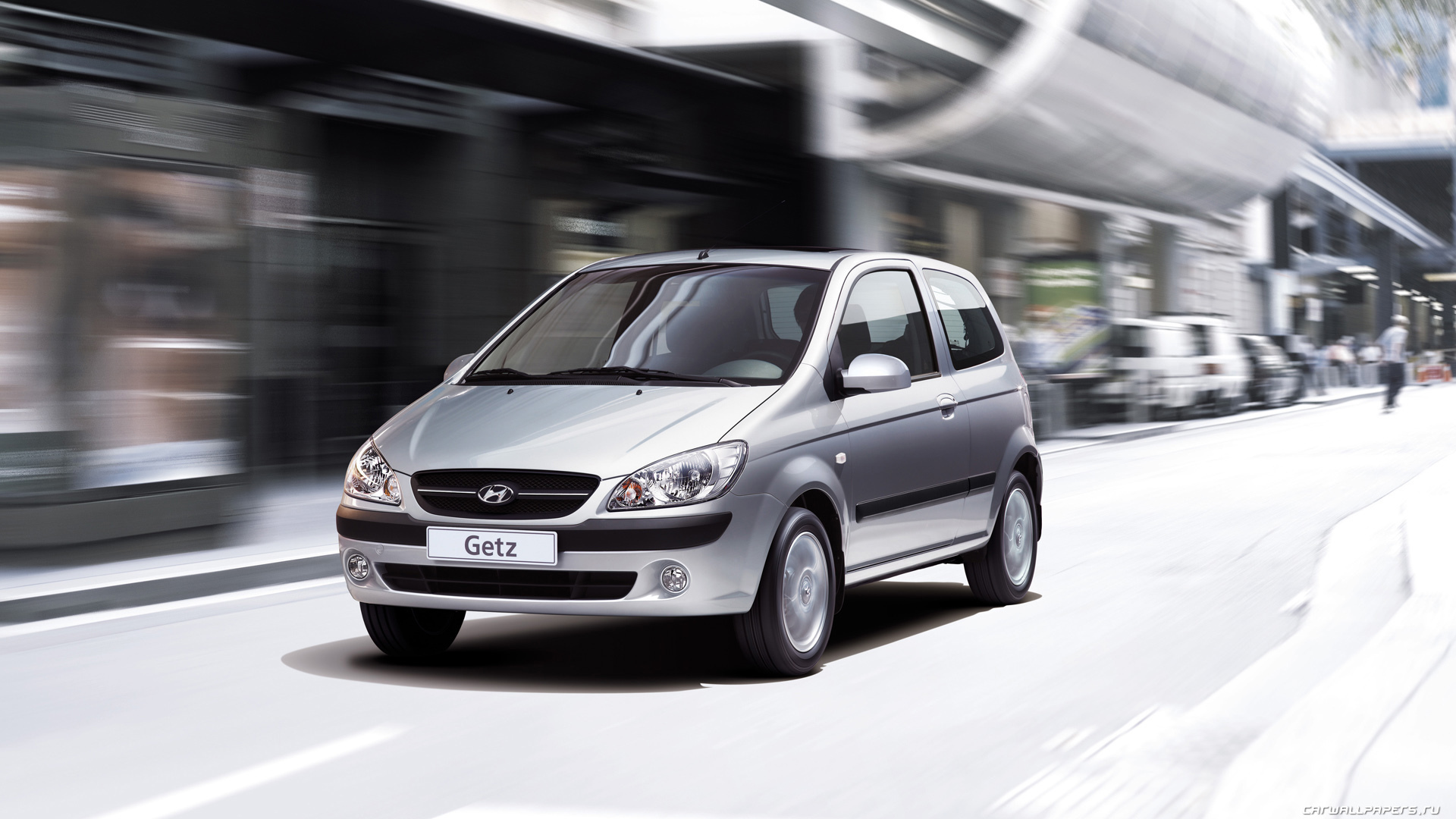 Красивый автомобиль Hyundai Getz в Москве