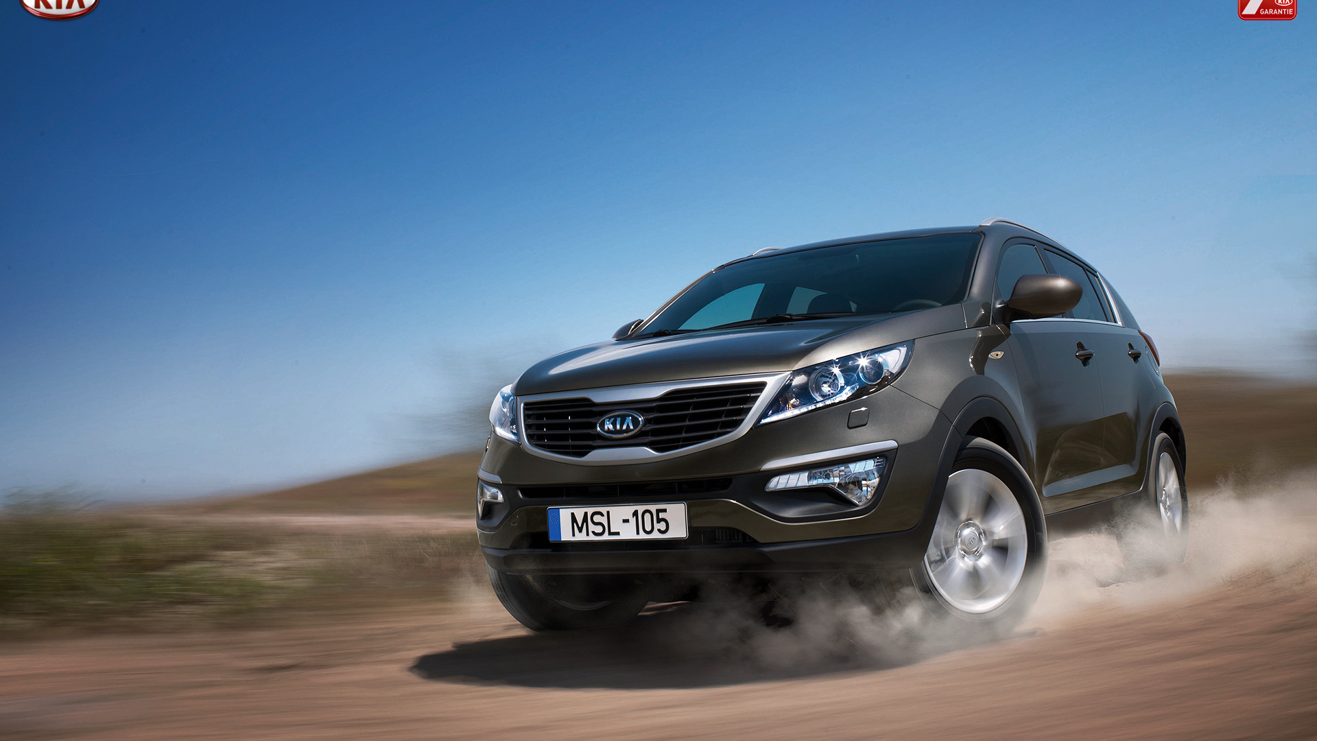 Красивый автомобиль Kia Sportage в Москве