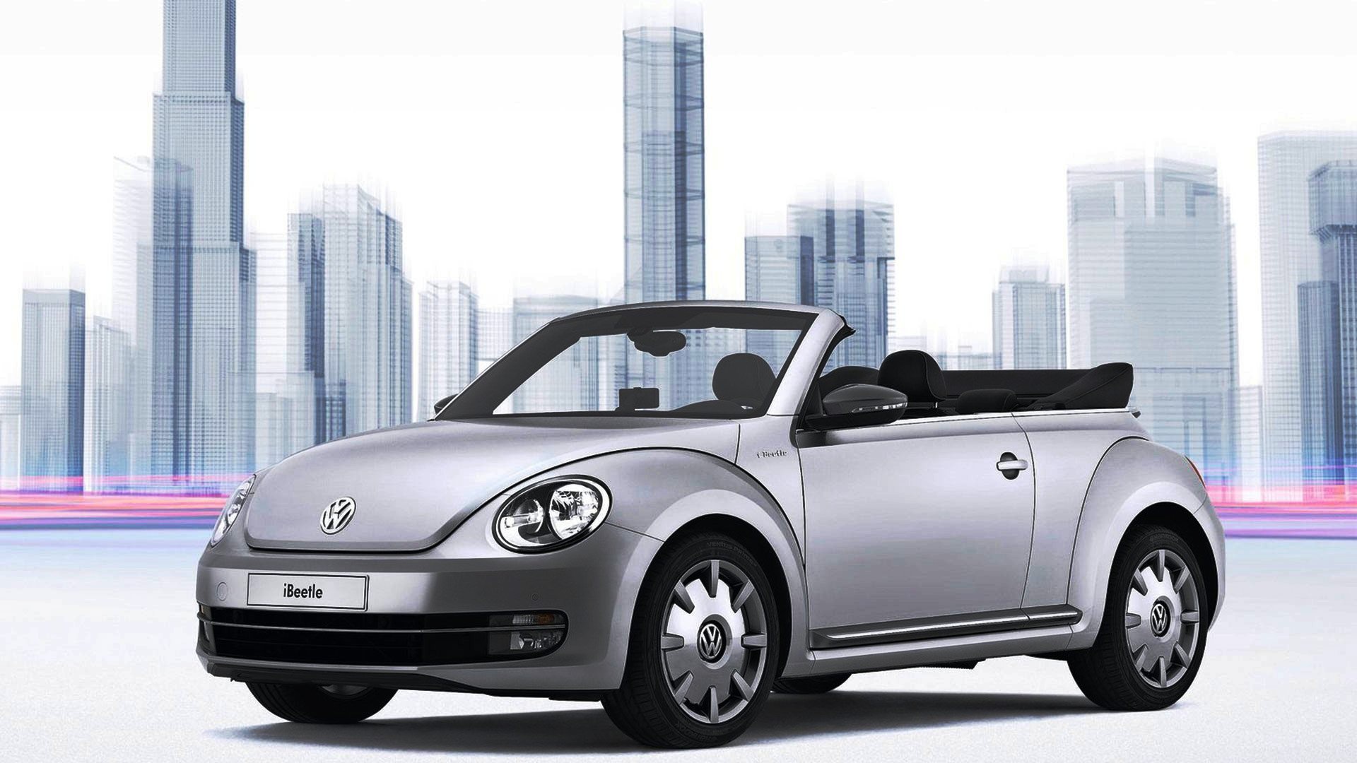 Красивый автомобиль Volkswagen Beetle 2014